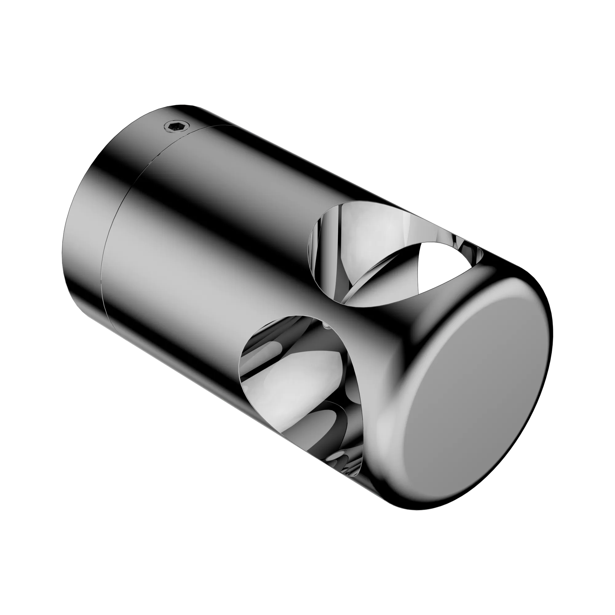 NR5390430 CH Mecca Care Make Your Own 32mm Grab Rail T Bar Bracket Chrome image 1