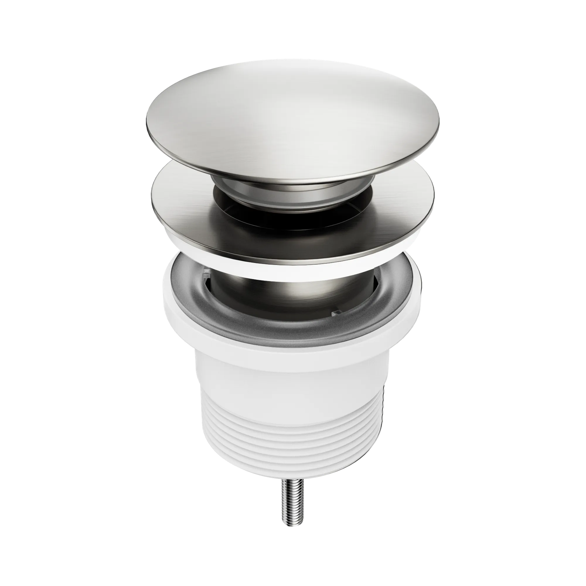 NRA711 BN Project Pop Up Waste Brushed Nickel image 1