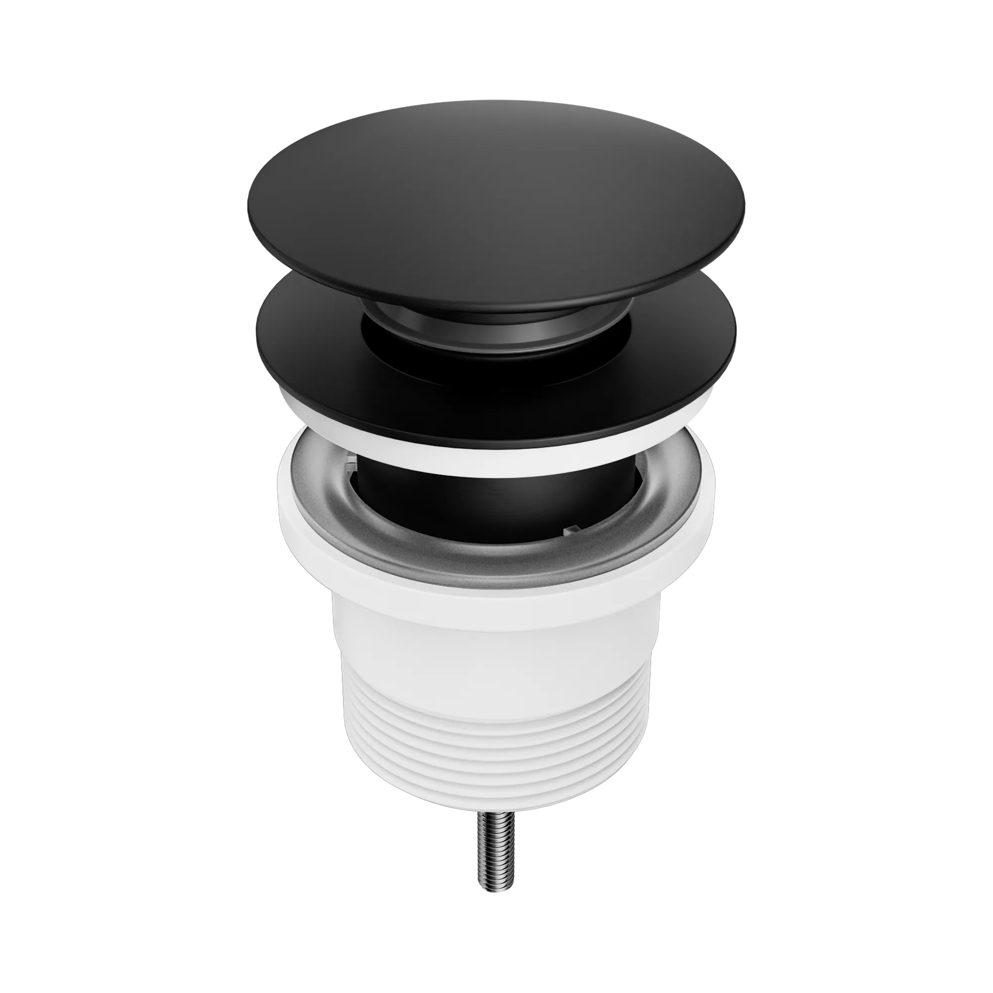 NRA711 MB Project Pop Up Waste Matte Black image 1