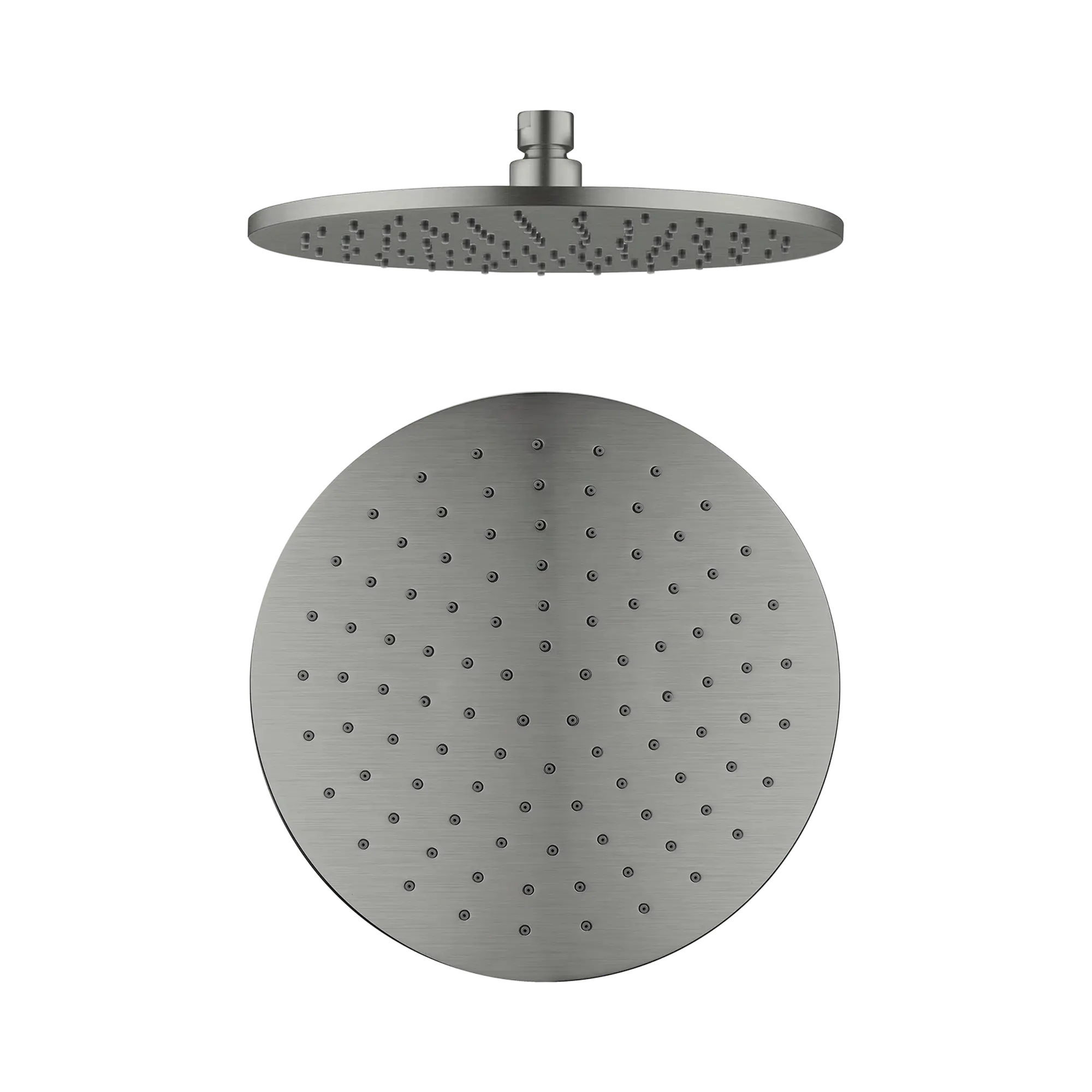 NRROA1001 GM 250mm Round Shower Head Gun Metal image 1