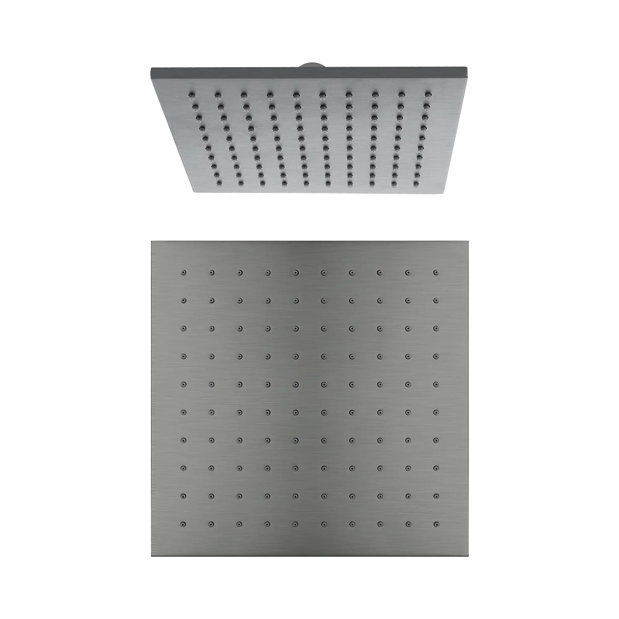 NRROB1003 GM 250mm Square Shower Head Gun Metal image 1