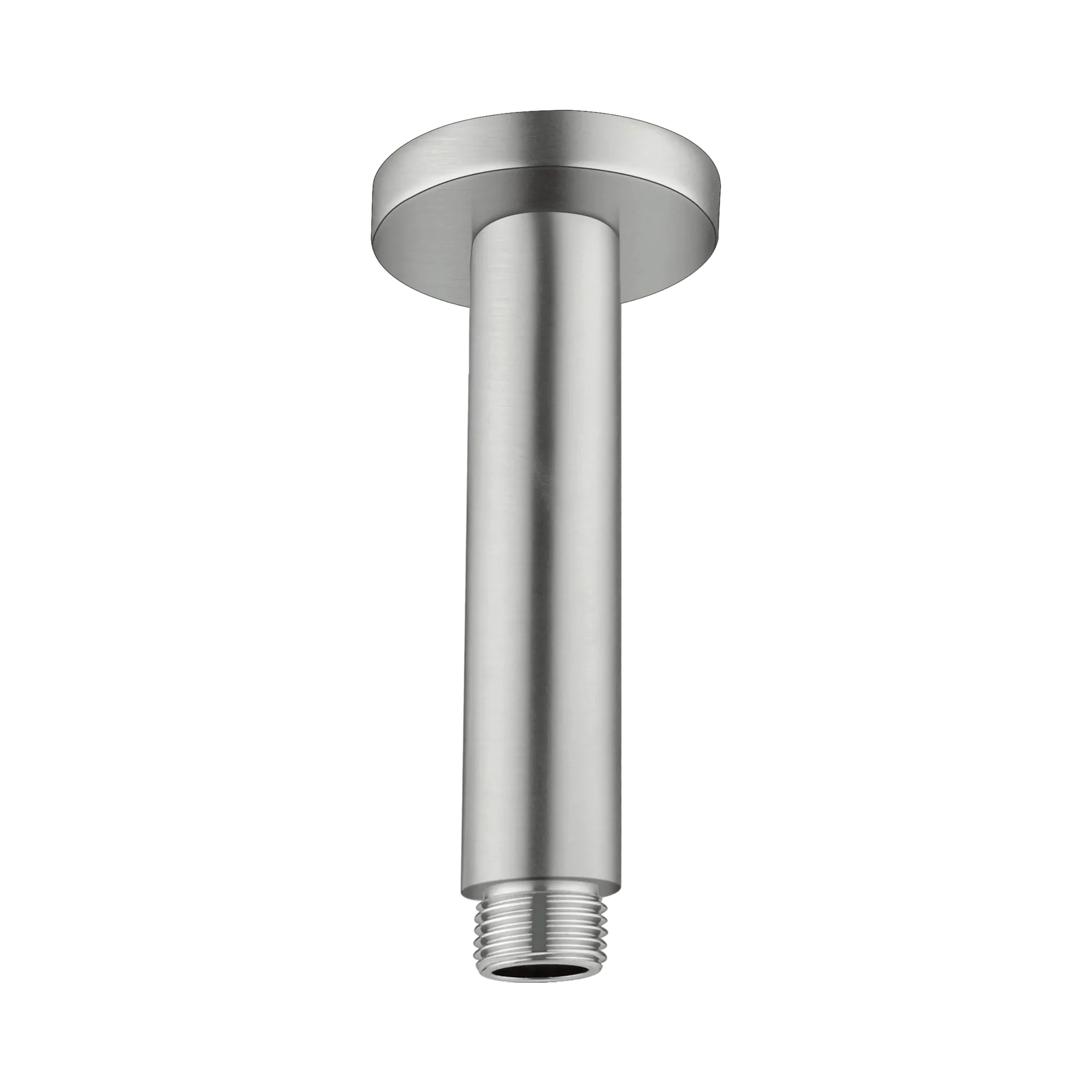 NR503100 BN Round Ceiling Arm 100mm Length Brushed Nickel image 1