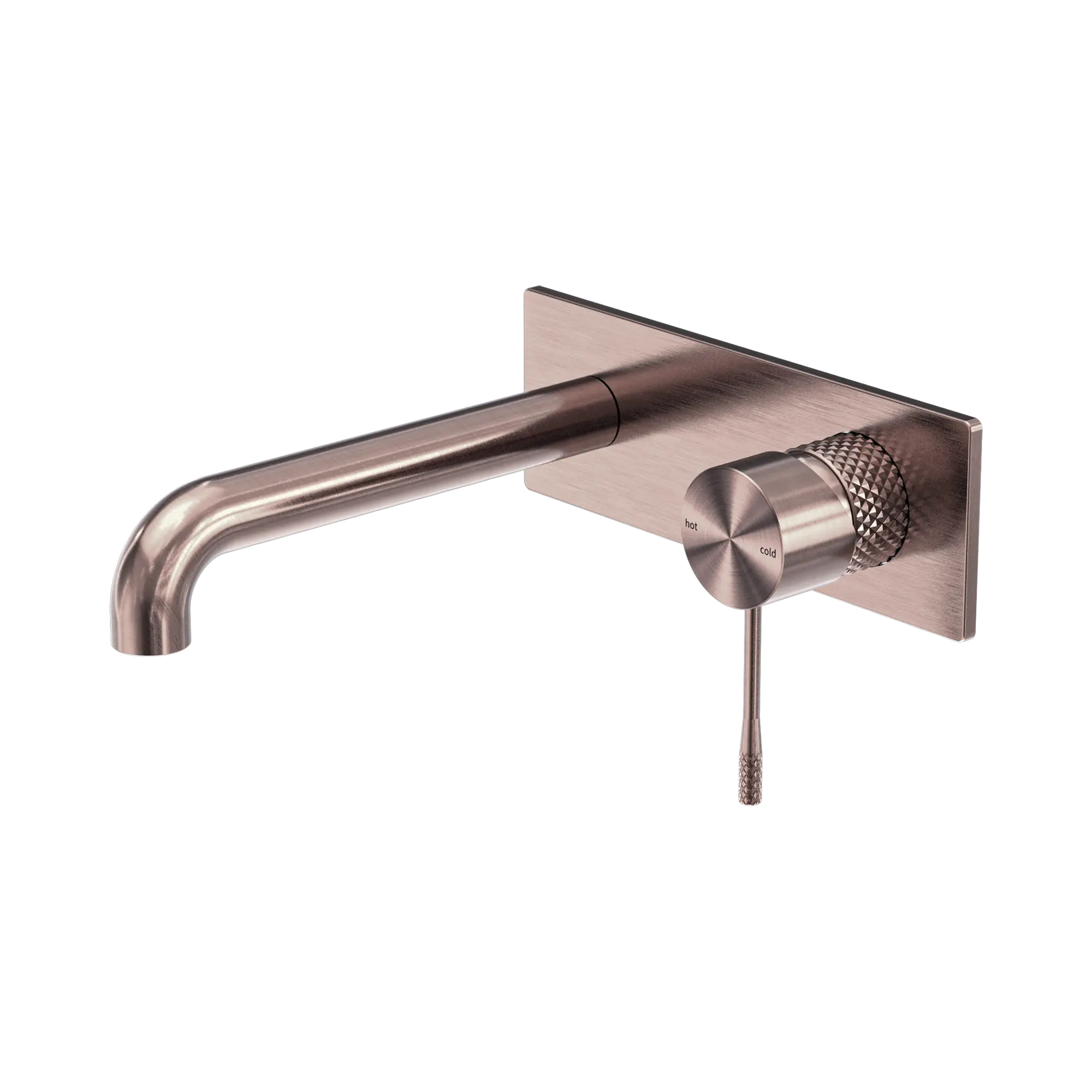 NR251907a BZ Opal Wall Basin Bath Mixer 185mm Brushed Bronze image 1