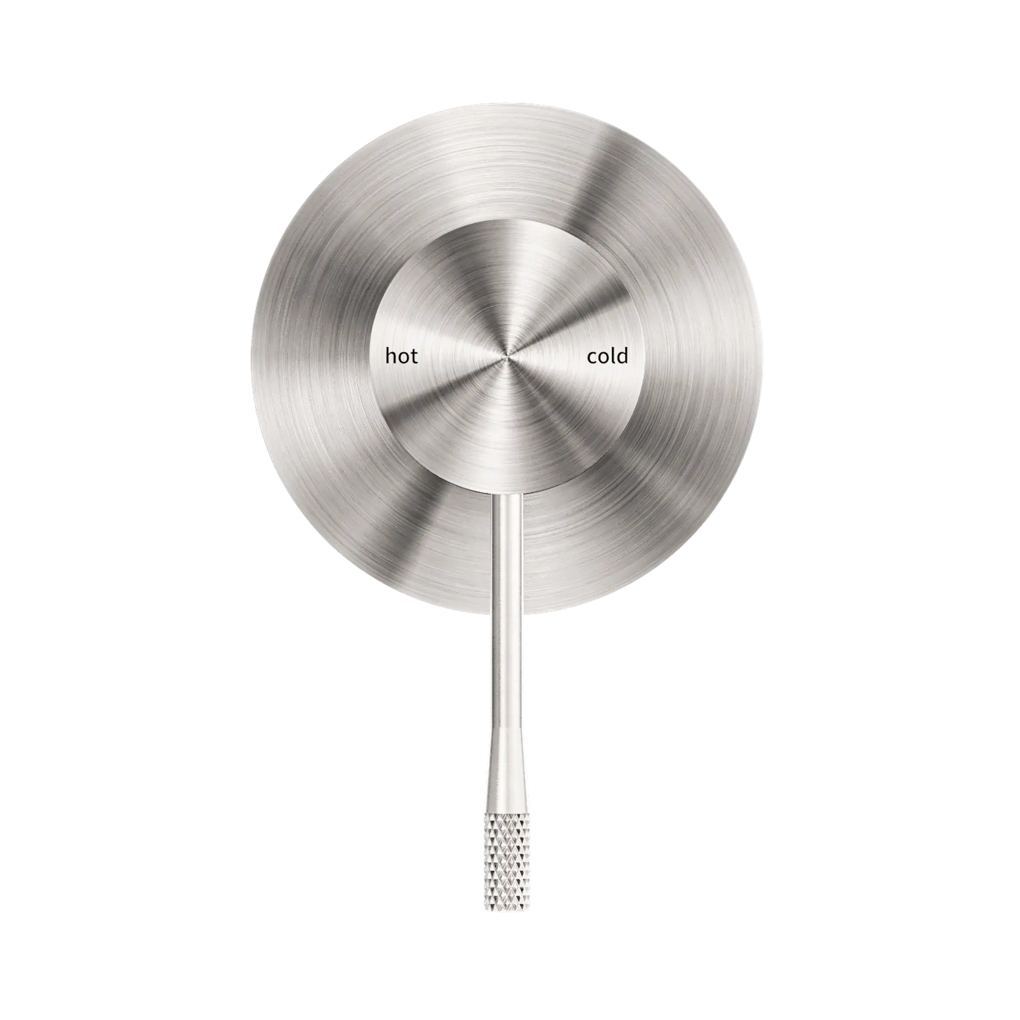 NR251909 BN Opal Shower Mixer 80mm Plate Brushed Nickel image 2