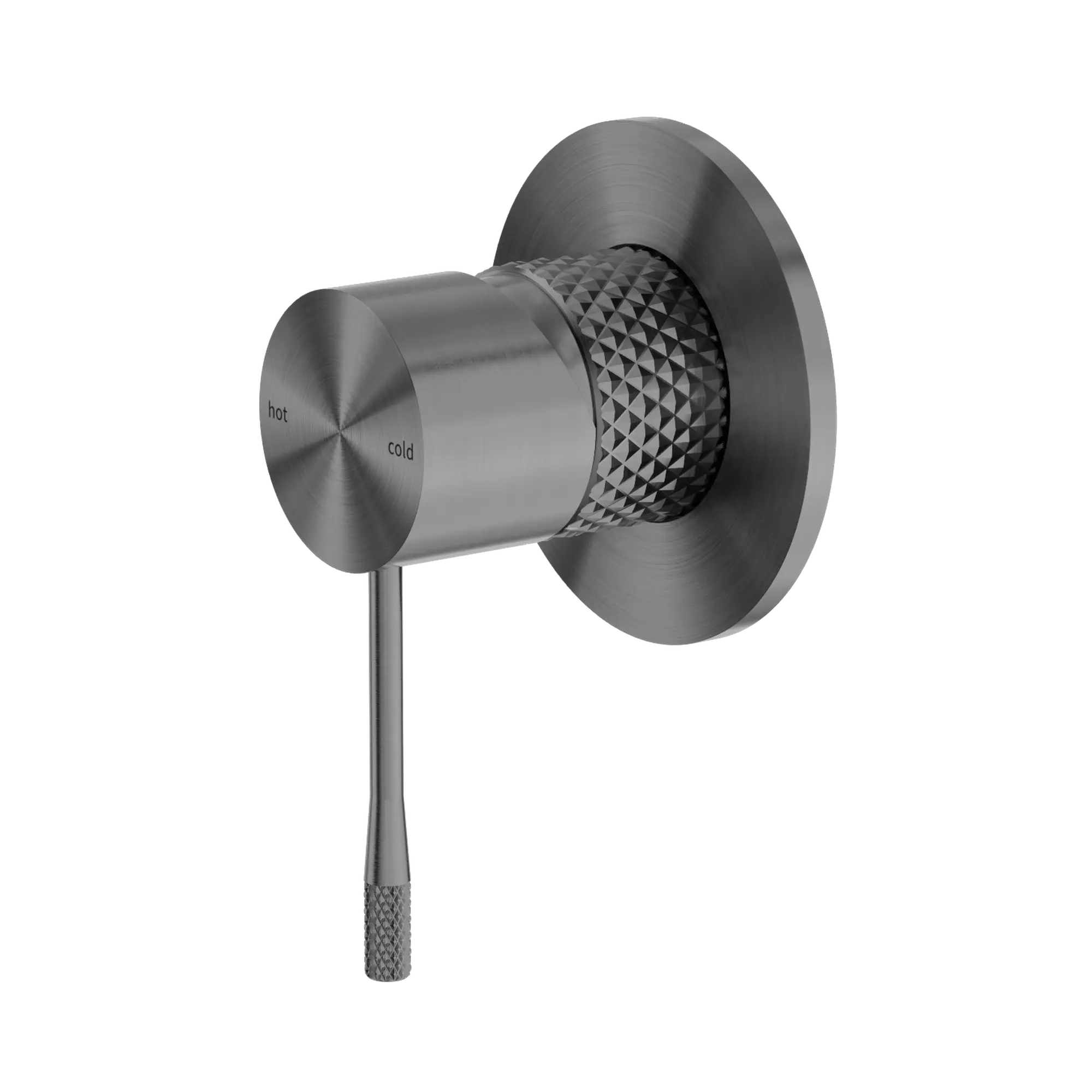 NR251909 GR Opal Shower Mixer 80mm Plate Graphite image 1