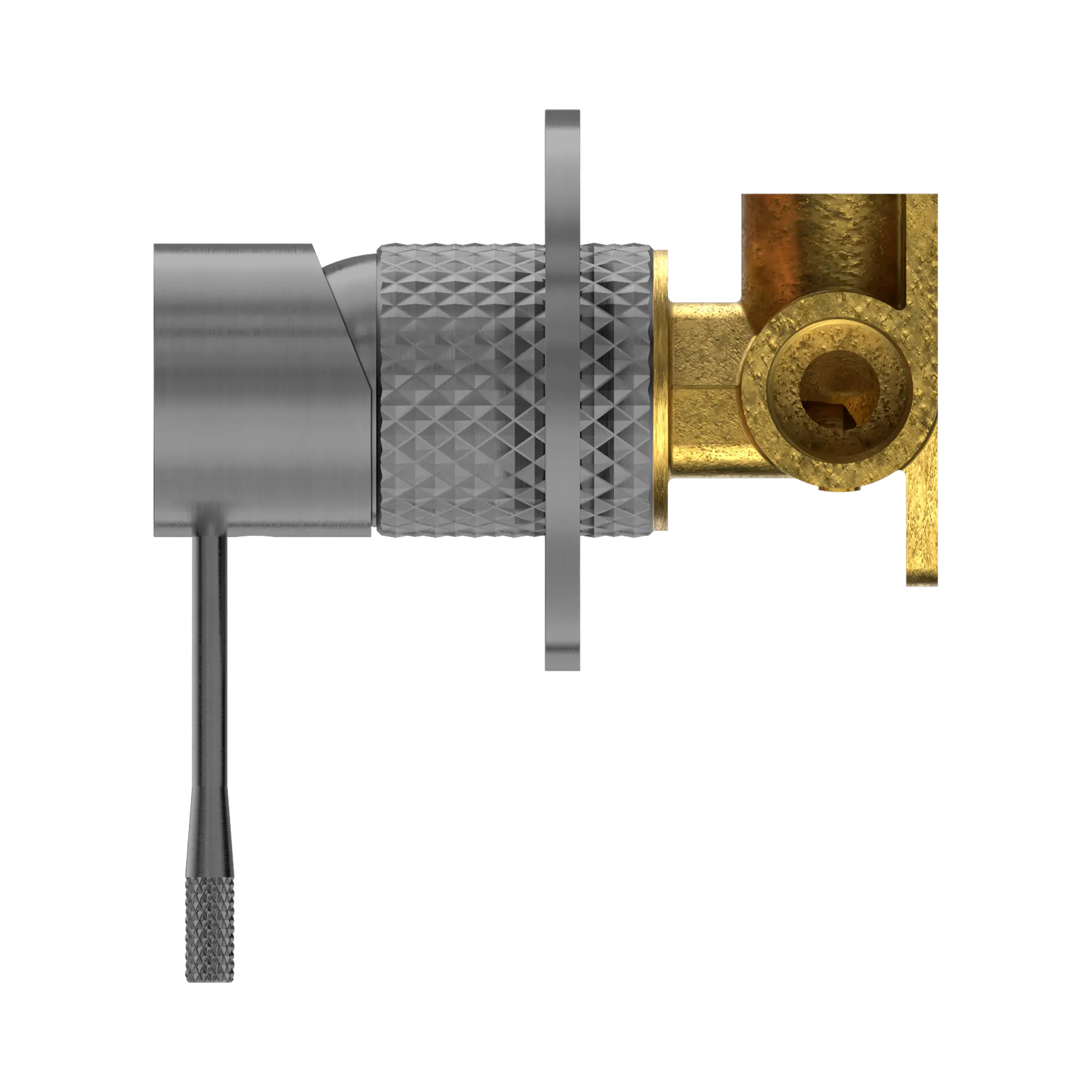 NR251909 GR Opal Shower Mixer 80mm Plate Graphite image 3