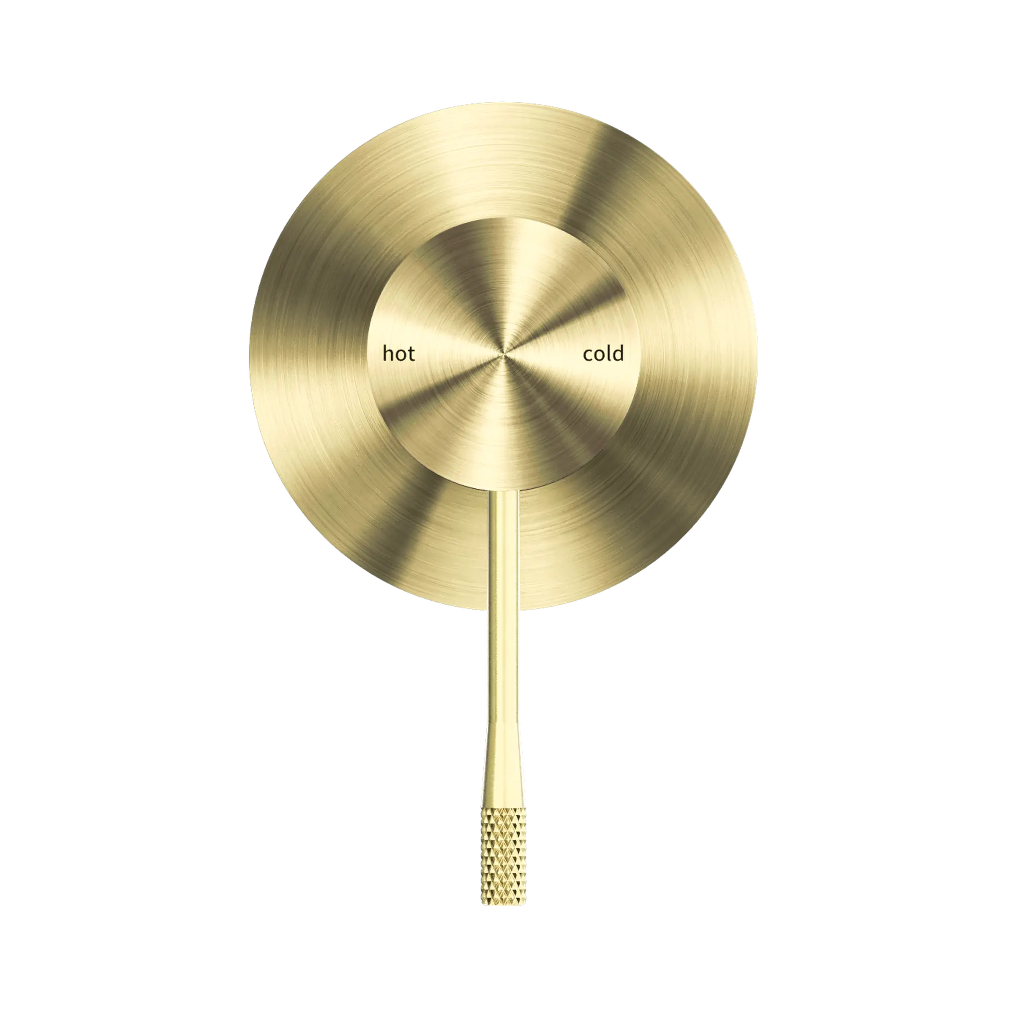 NR251909 BG Opal Shower Mixer 80mm Plate Brushed Gold image 2