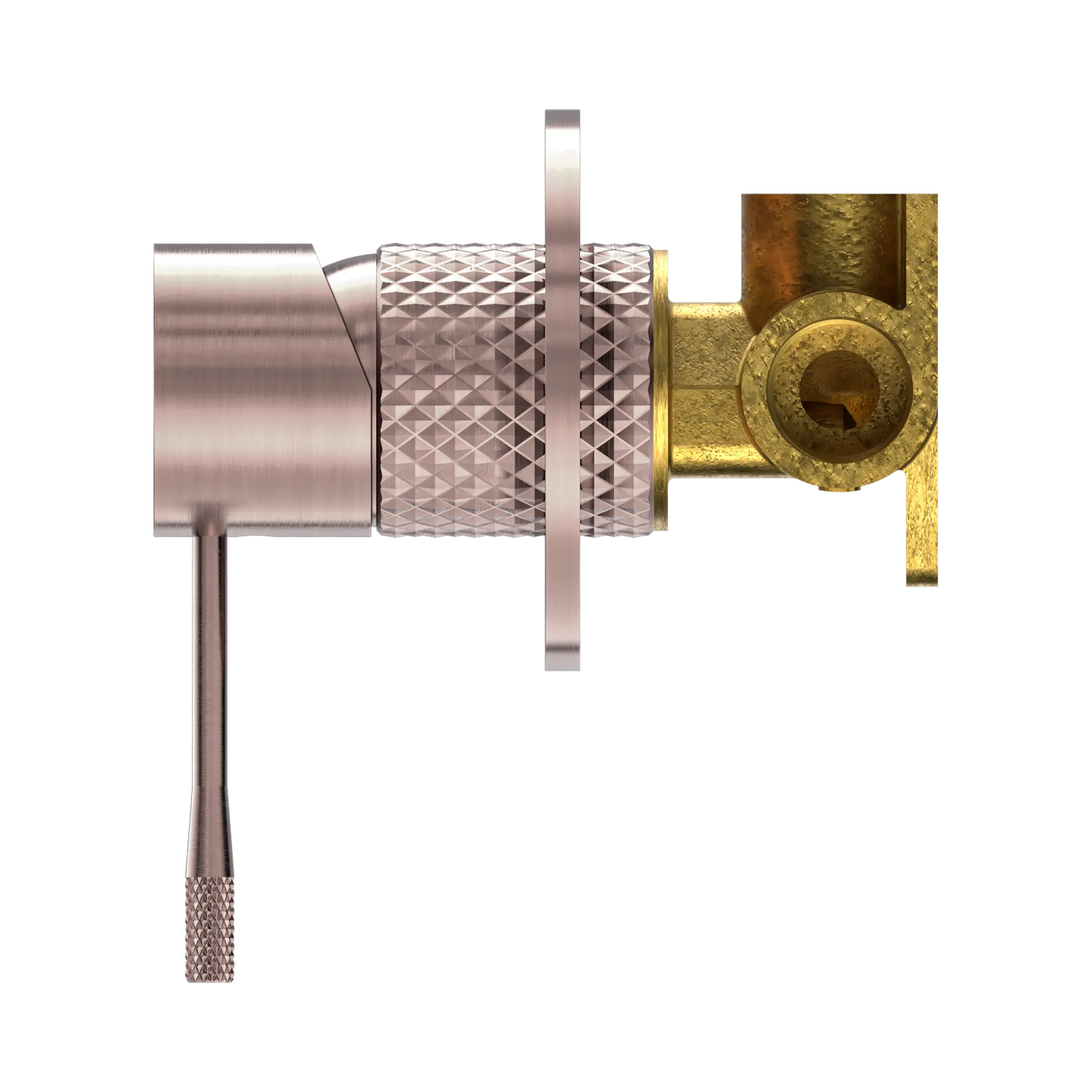 NR251909 BZ Opal Shower Mixer 80mm Plate Brushed Bronze image 3