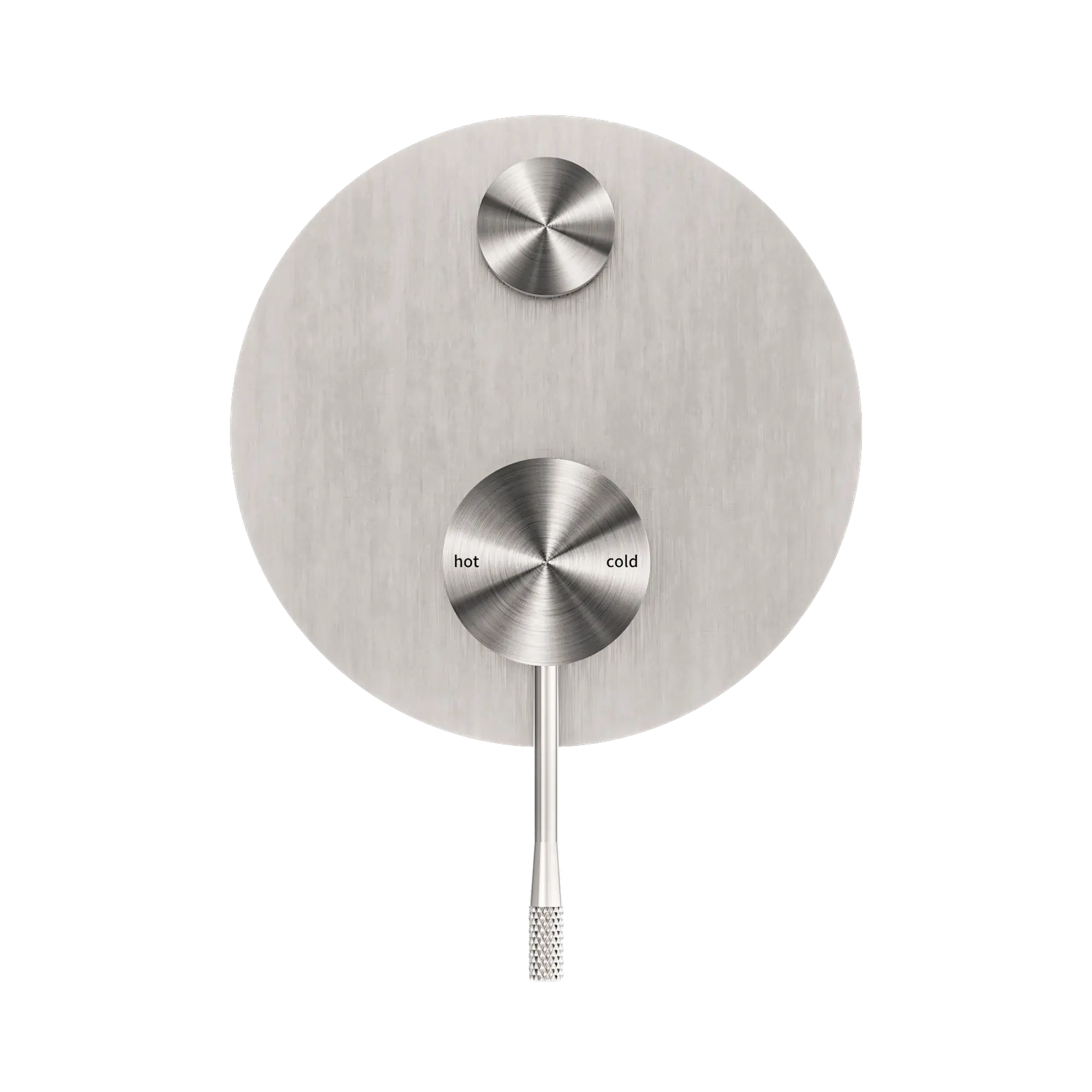 NR251909a BN Opal Shower Mixer With Divertor Brushed Nickel image 2