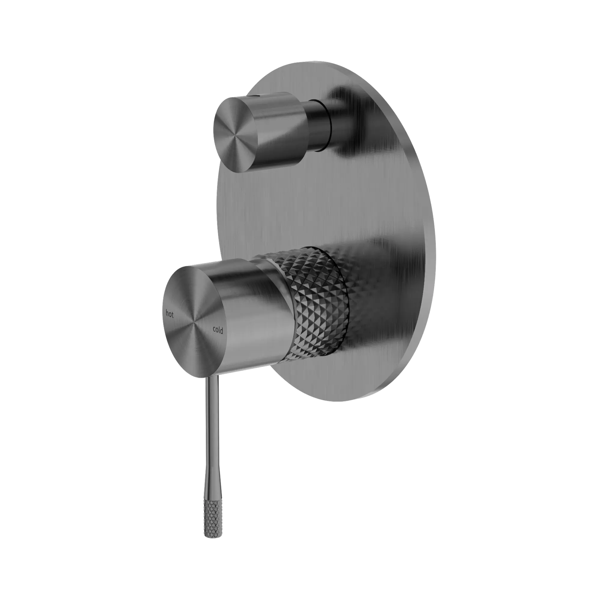NR251909a GR Opal Shower Mixer With Divertor Graphite image 1