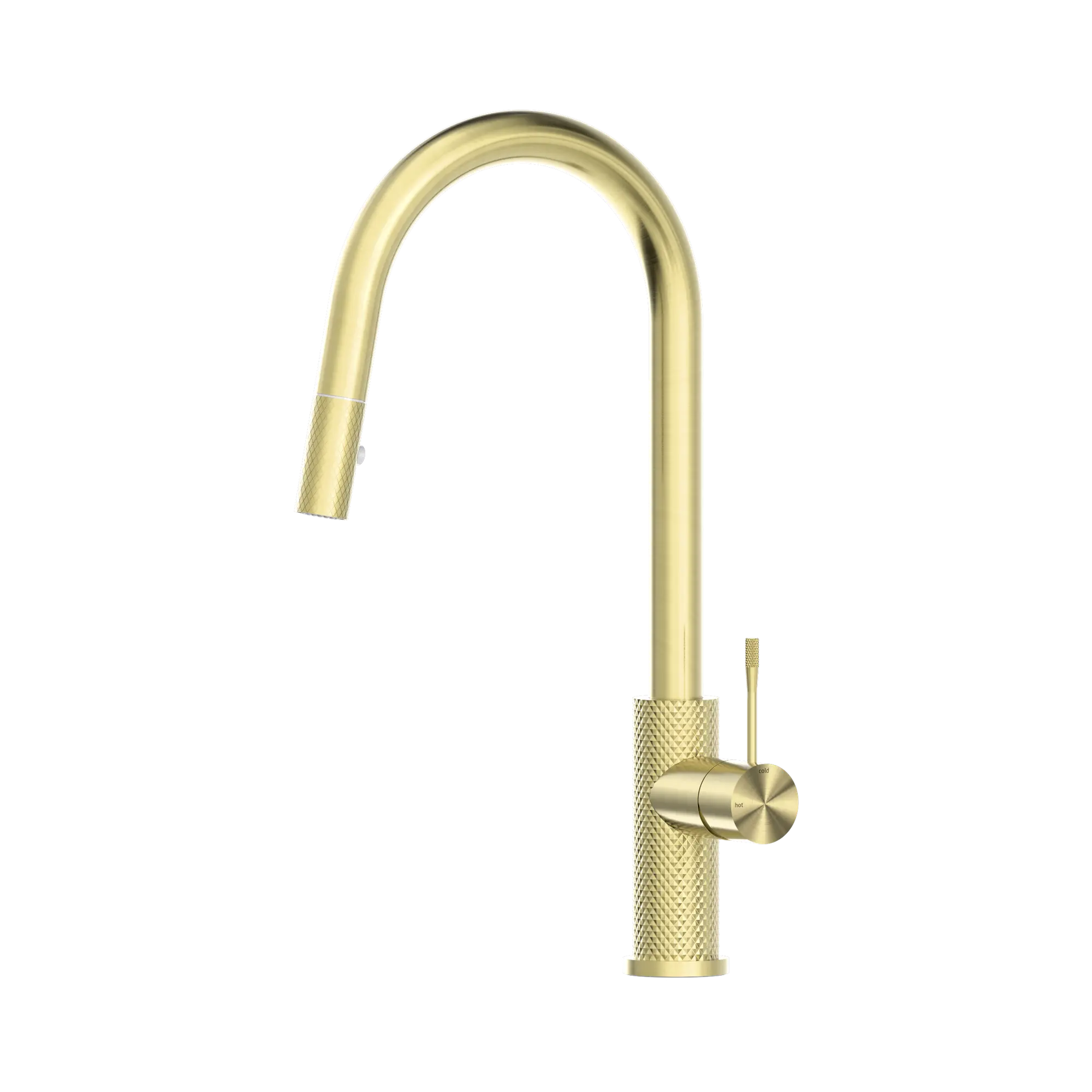 NR251908 BG Opal Pull Out Sink Mixer With Vegie Spray Function Brushed Gold image 1