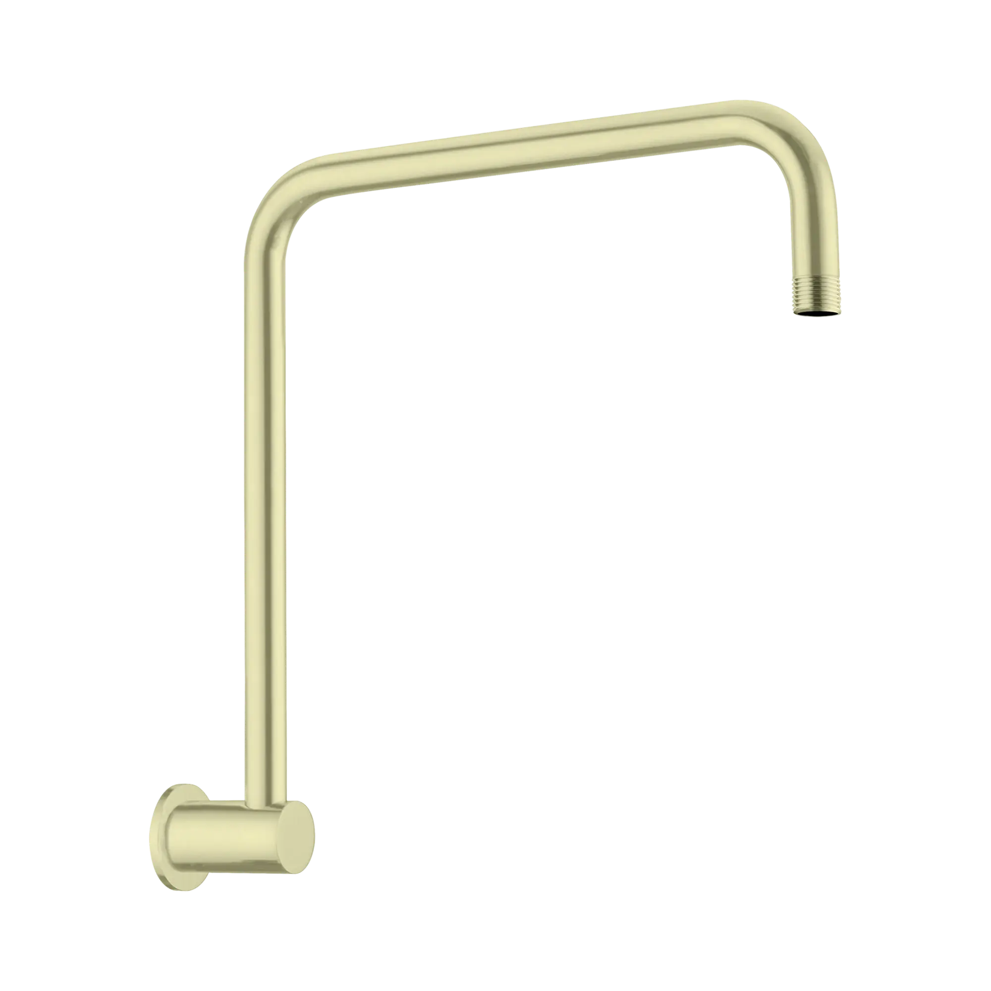 NR506 BG Round Swivel Shower Arm Brushed Gold image 1