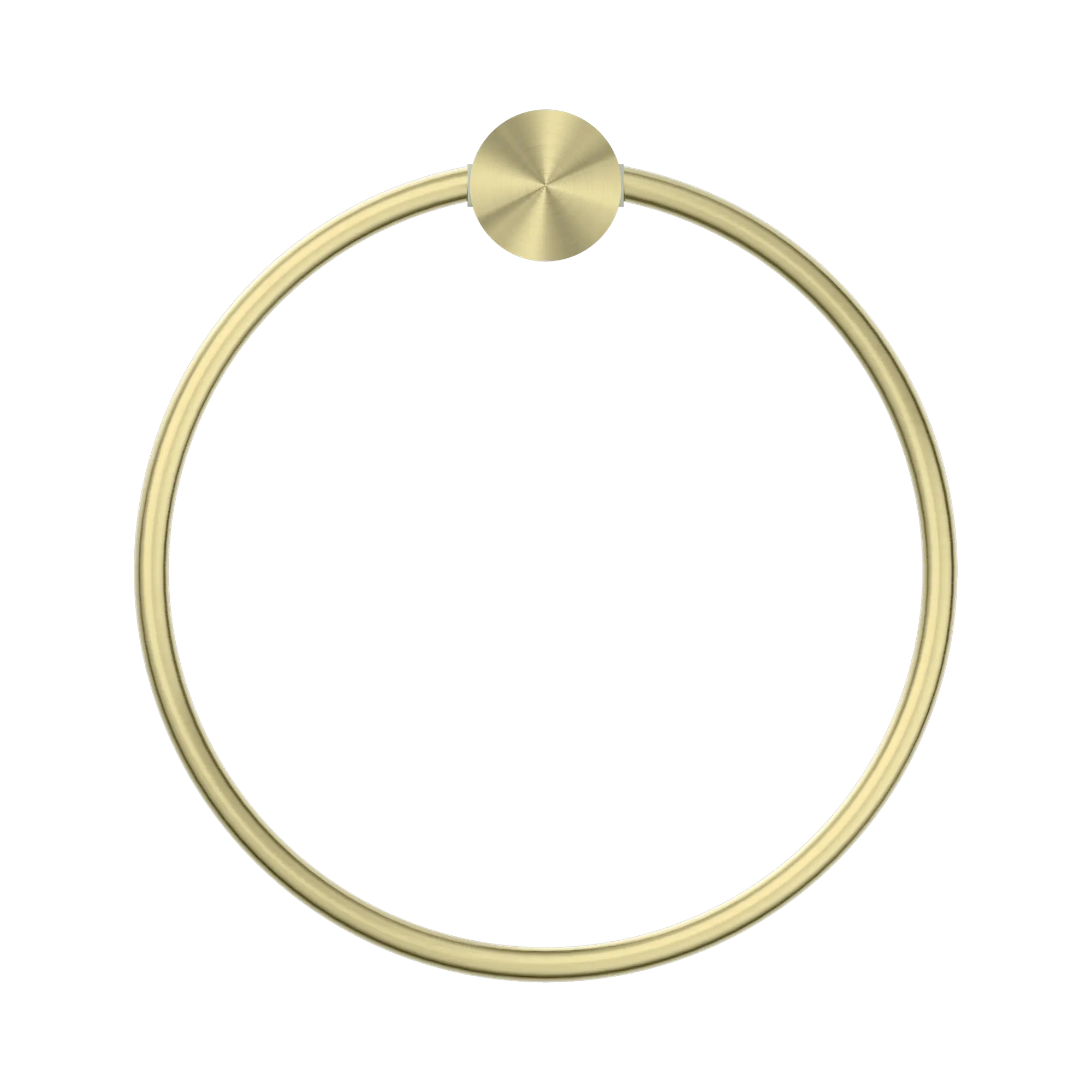 NR2580a BG Opal Towel Ring Brushed Gold image 2