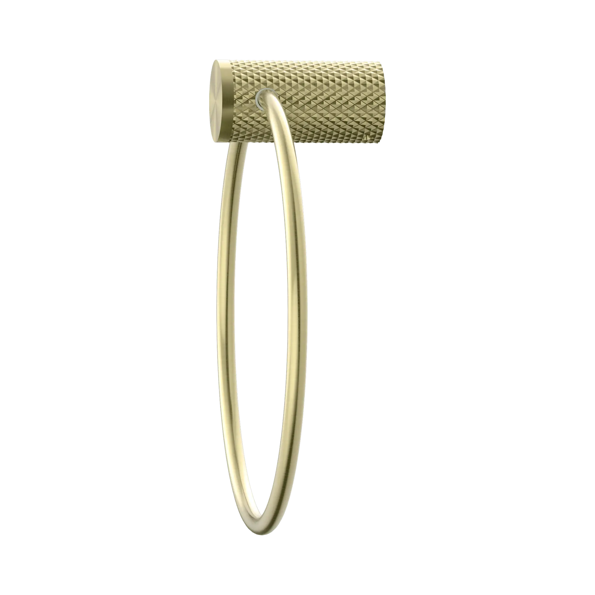 NR2580a BG Opal Towel Ring Brushed Gold image 3