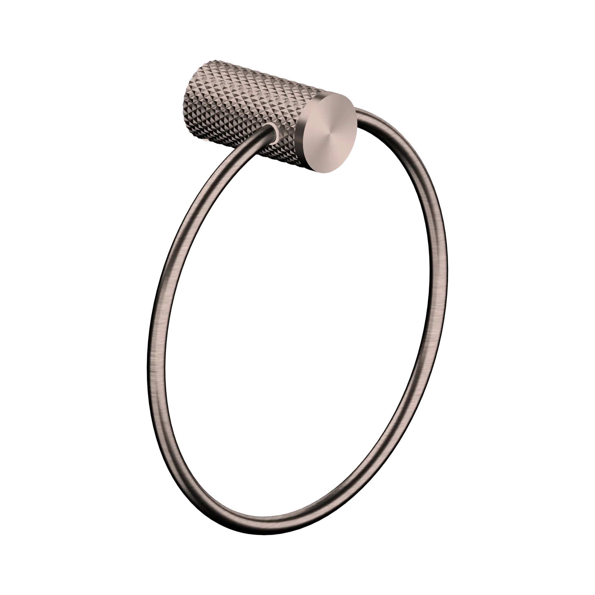 NR2580a BZ Opal Towel Ring Brushed Bronze image 1