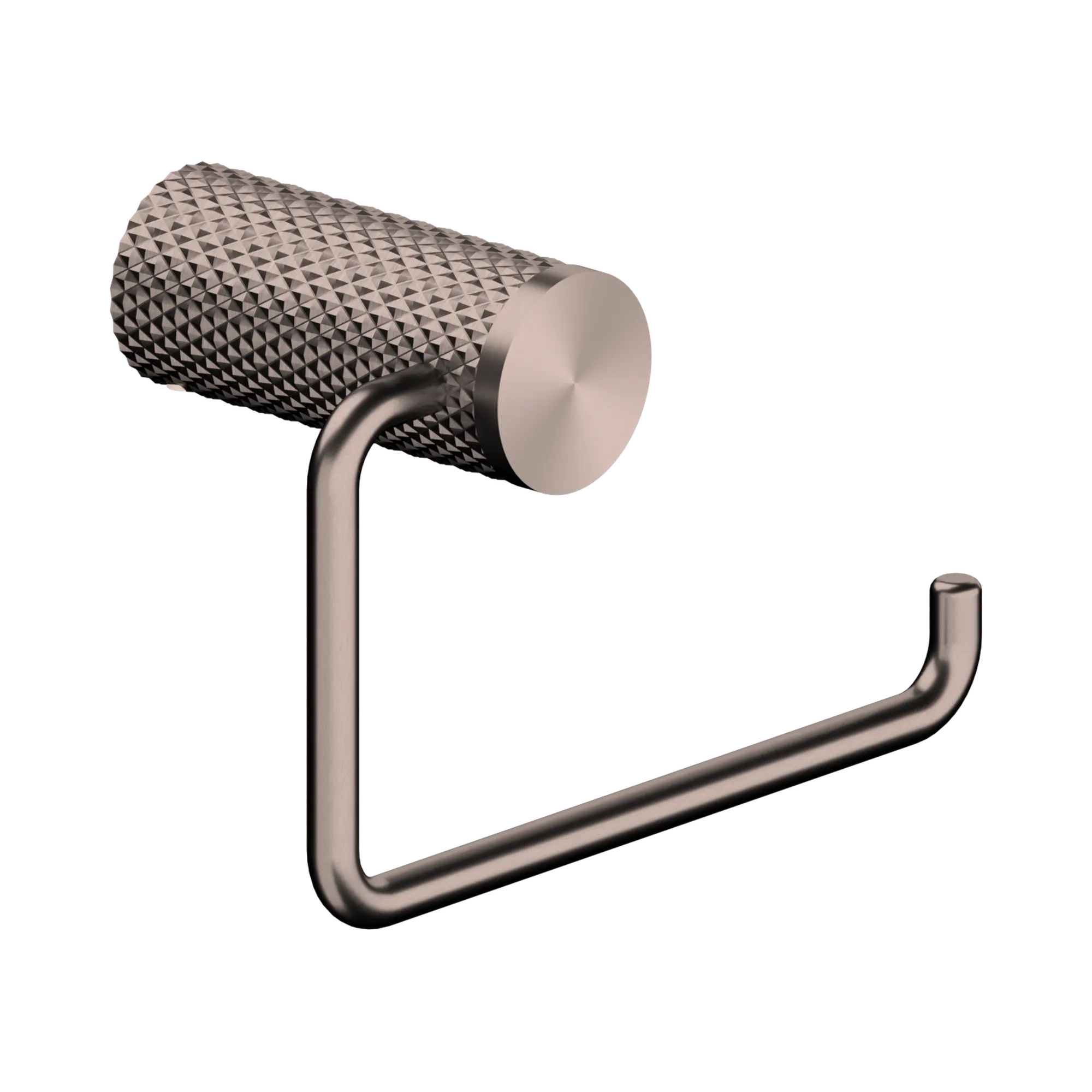 NR2586 BZ Opal Toilet Roll Holder Brushed Bronze image 1