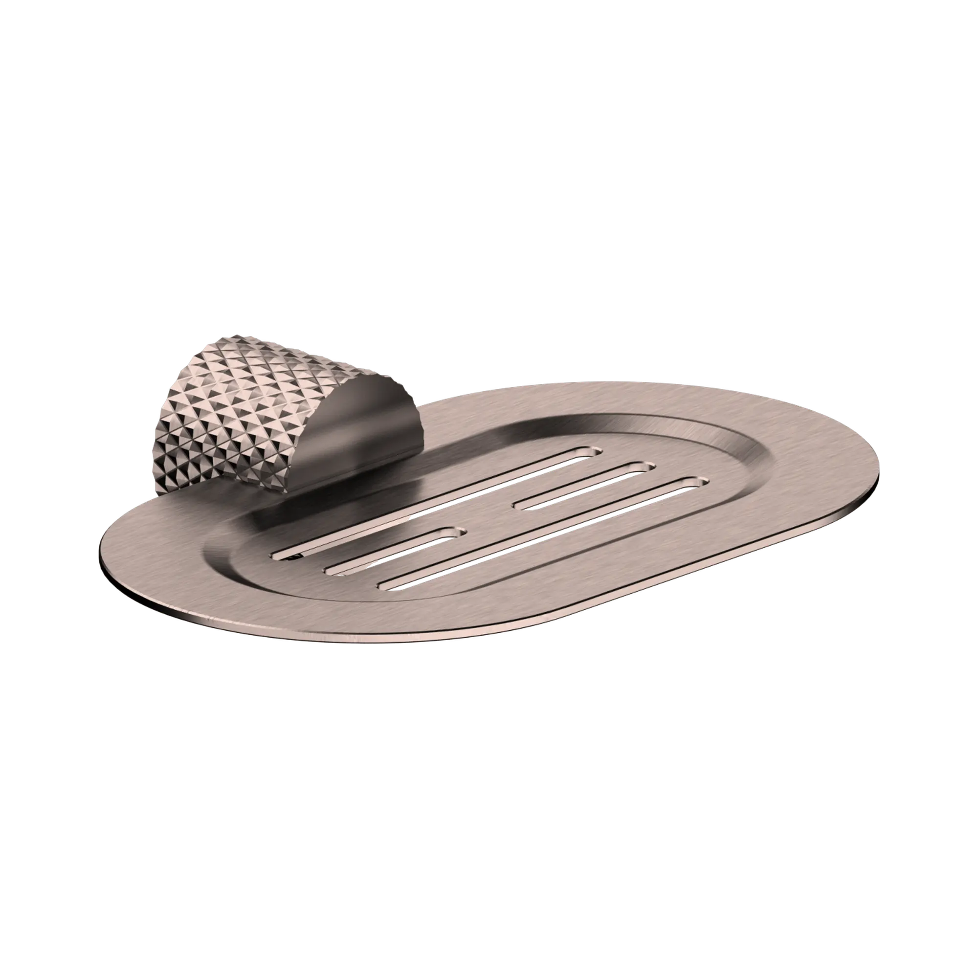 NR2581 BZ Opal Soap Dish Holder Brushed Bronze image 1