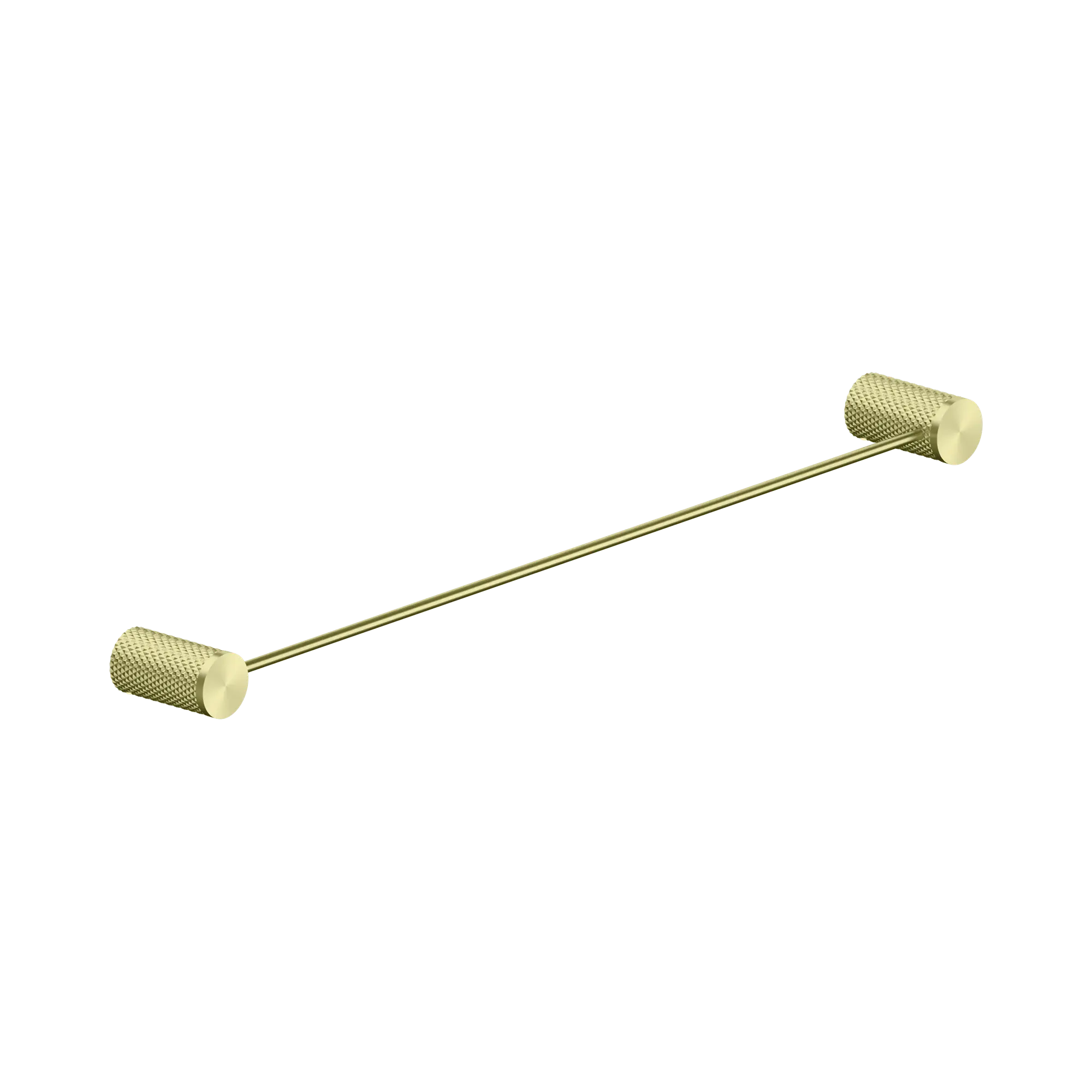NR2524 BG Opal Single Towel Rail 600mm Brushed Gold image 1