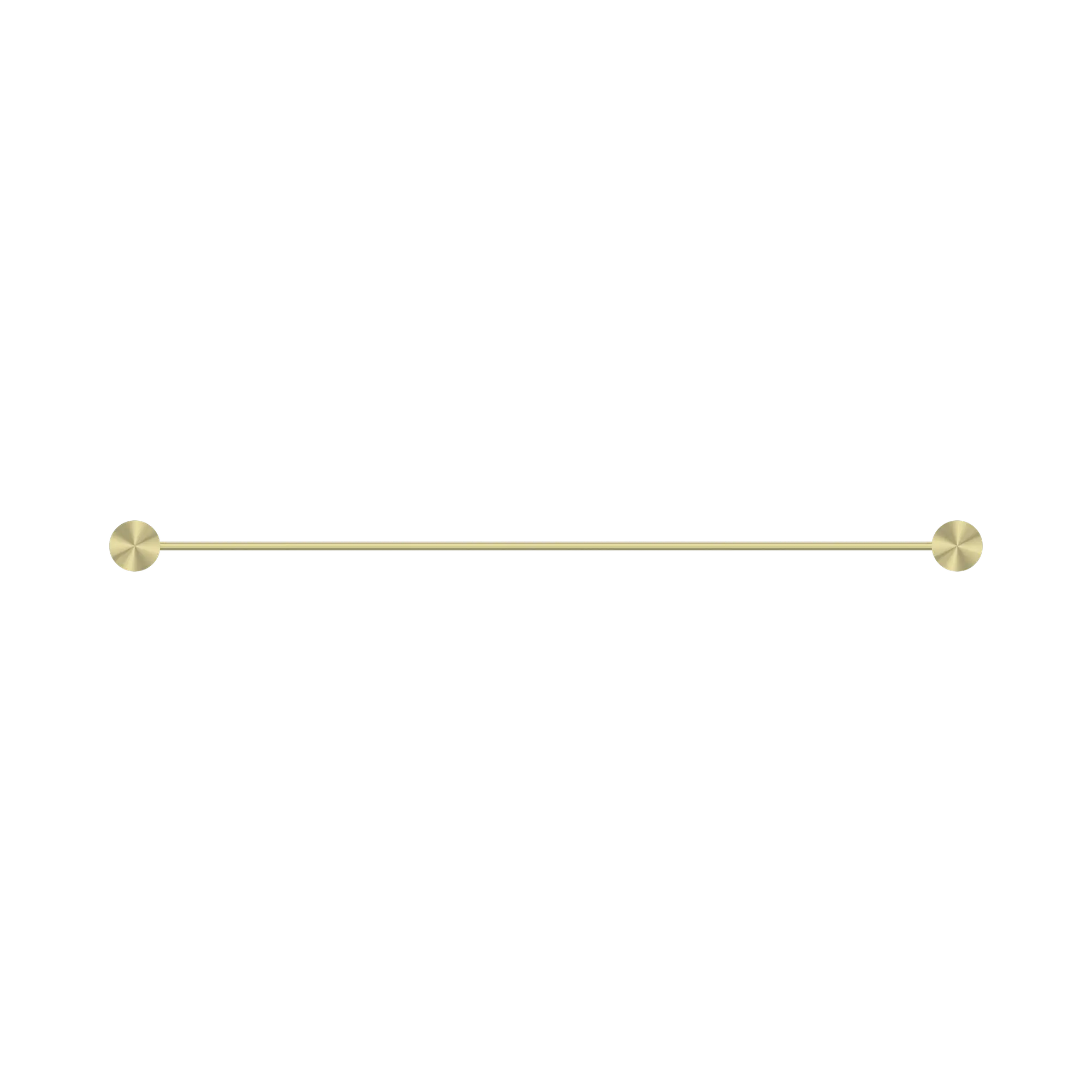 NR2524 BG Opal Single Towel Rail 600mm Brushed Gold image 3