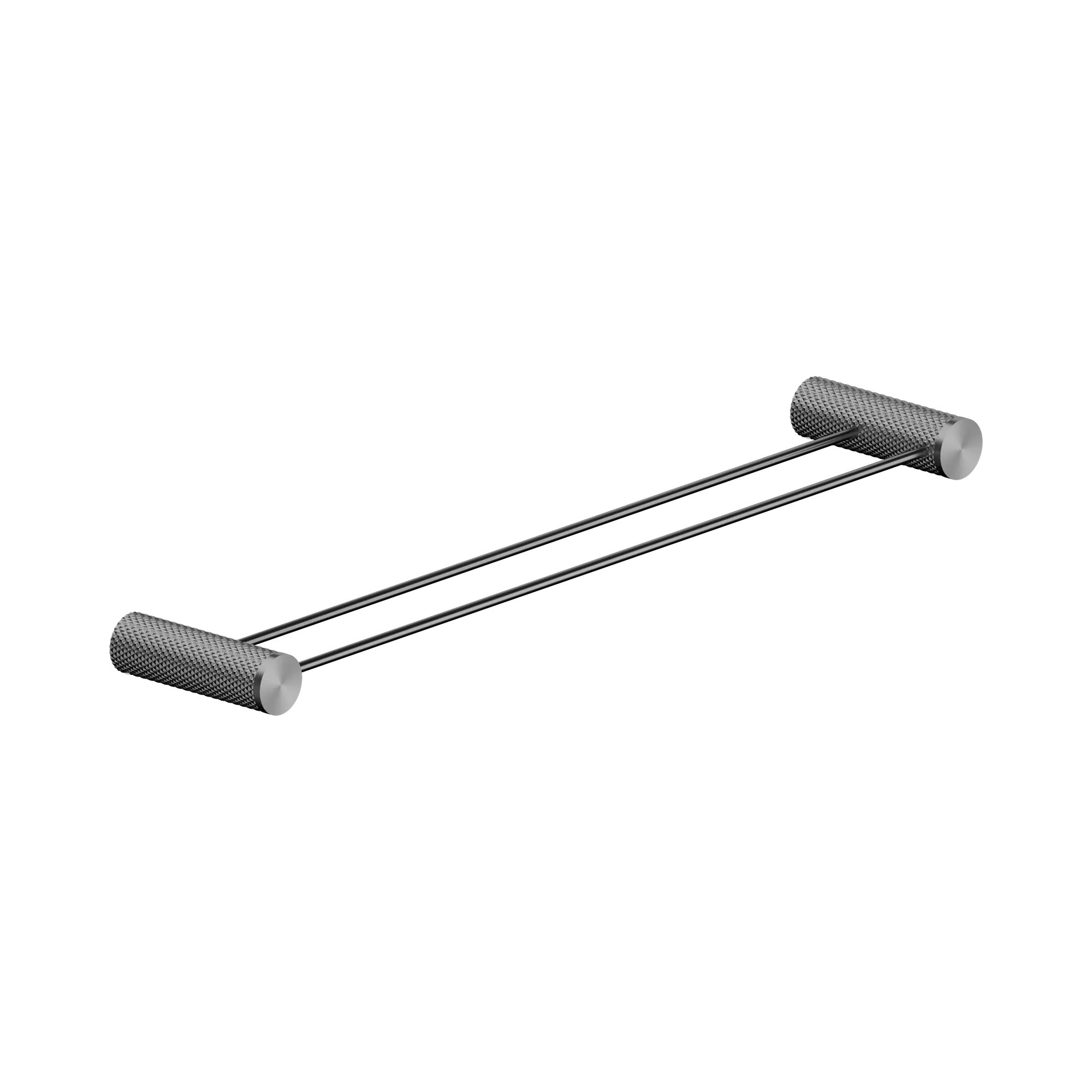 NR2524d GR Opal Double Towel Rail 600mm Graphite image 1