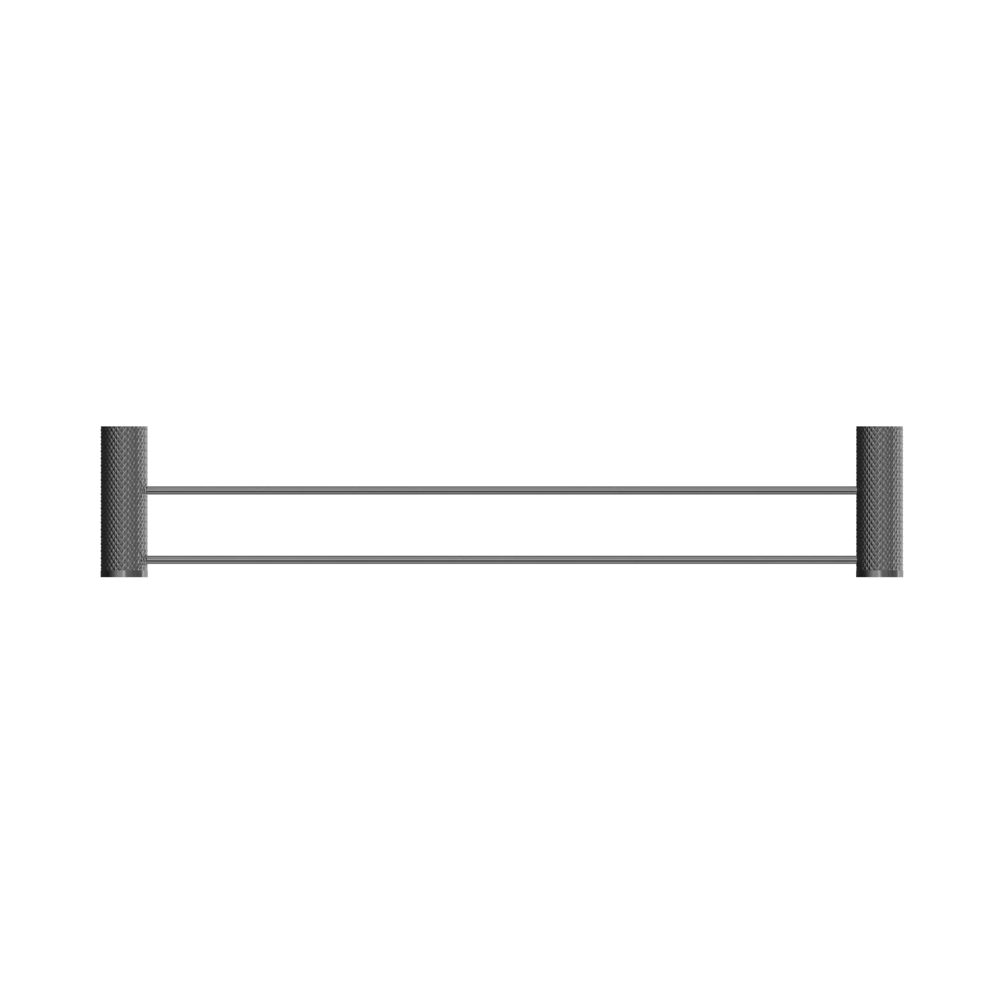 NR2524d GR Opal Double Towel Rail 600mm Graphite image 2