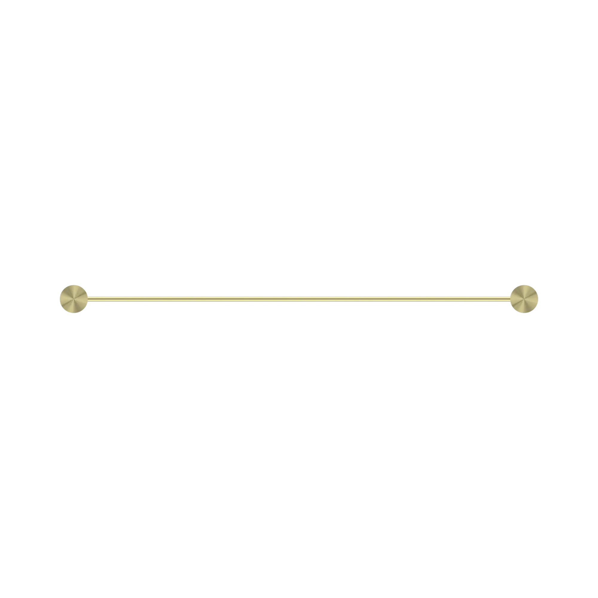 NR2524d BG Opal Double Towel Rail 600mm Brushed Gold image 3