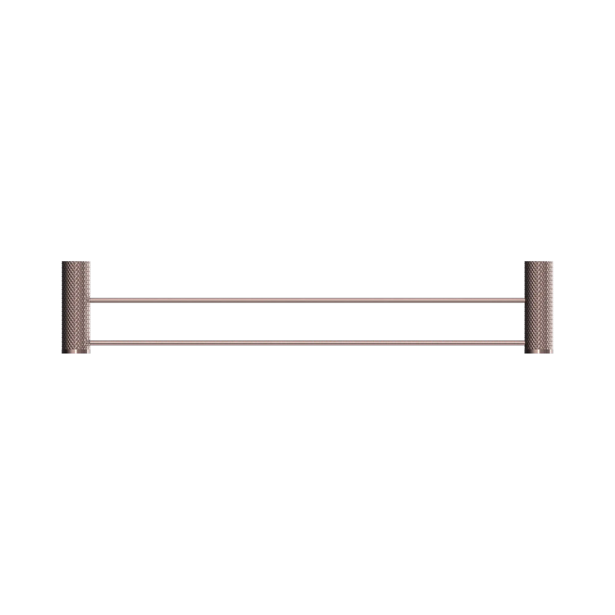 NR2524d BZ Opal Double Towel Rail 600mm Brushed Bronze image 2