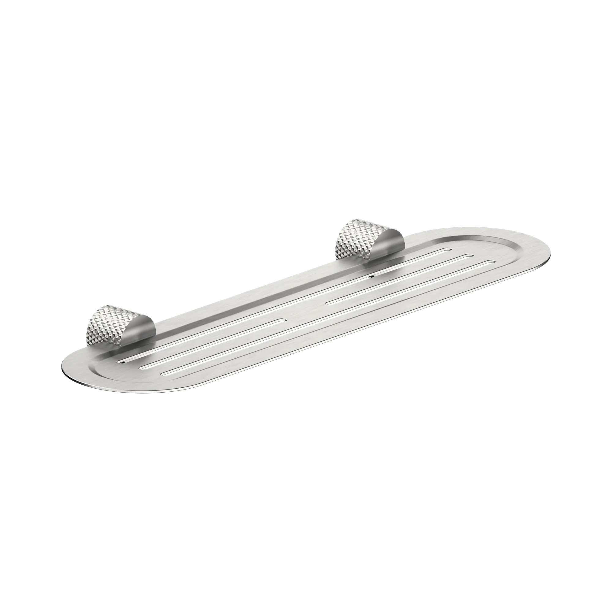 NR2587a BN Opal Metal Shower Shelf Brushed Nickel image 1