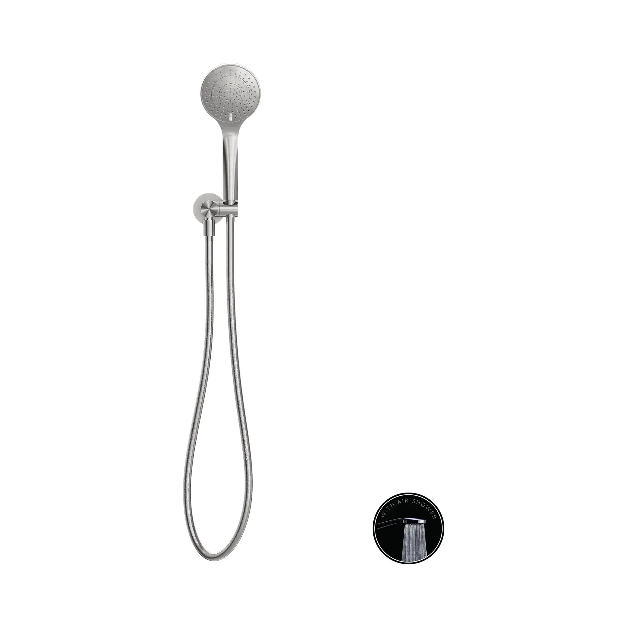 NR251905 BN Opal Shower On Bracket With Air Shower Brushed Nickel image 2