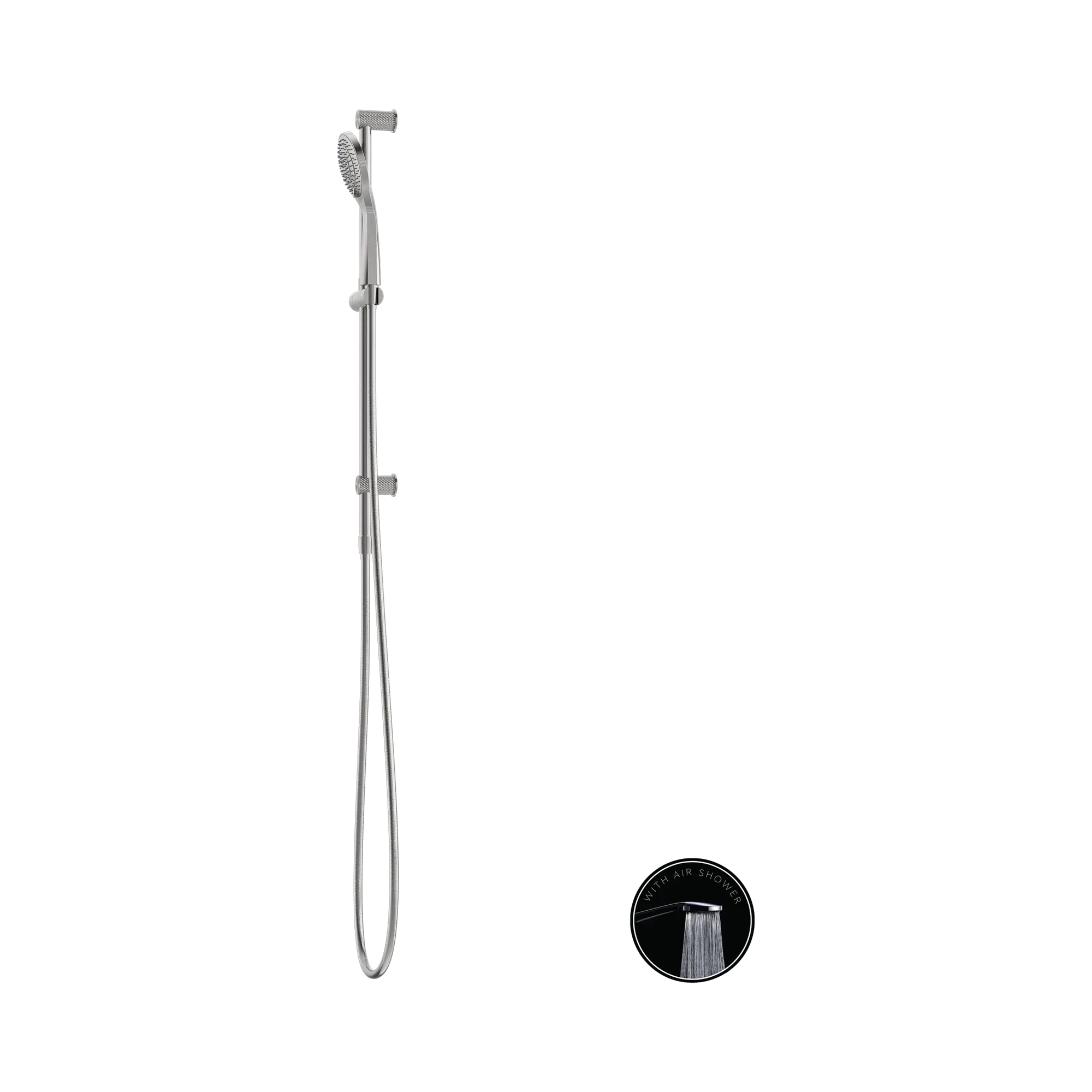 NR251905a BN Opal Shower Rail With Air Shower Brushed Nickel image 3