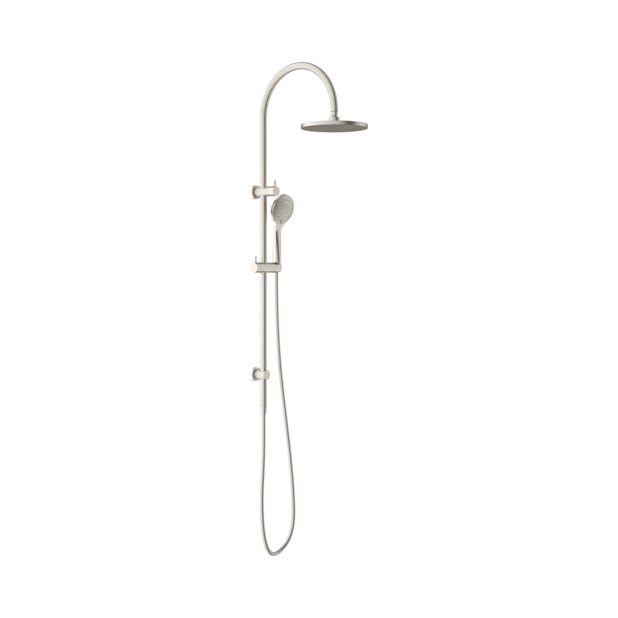 NR251905b BN Opal Twin Shower With Air Shower Brushed Nickel image 1