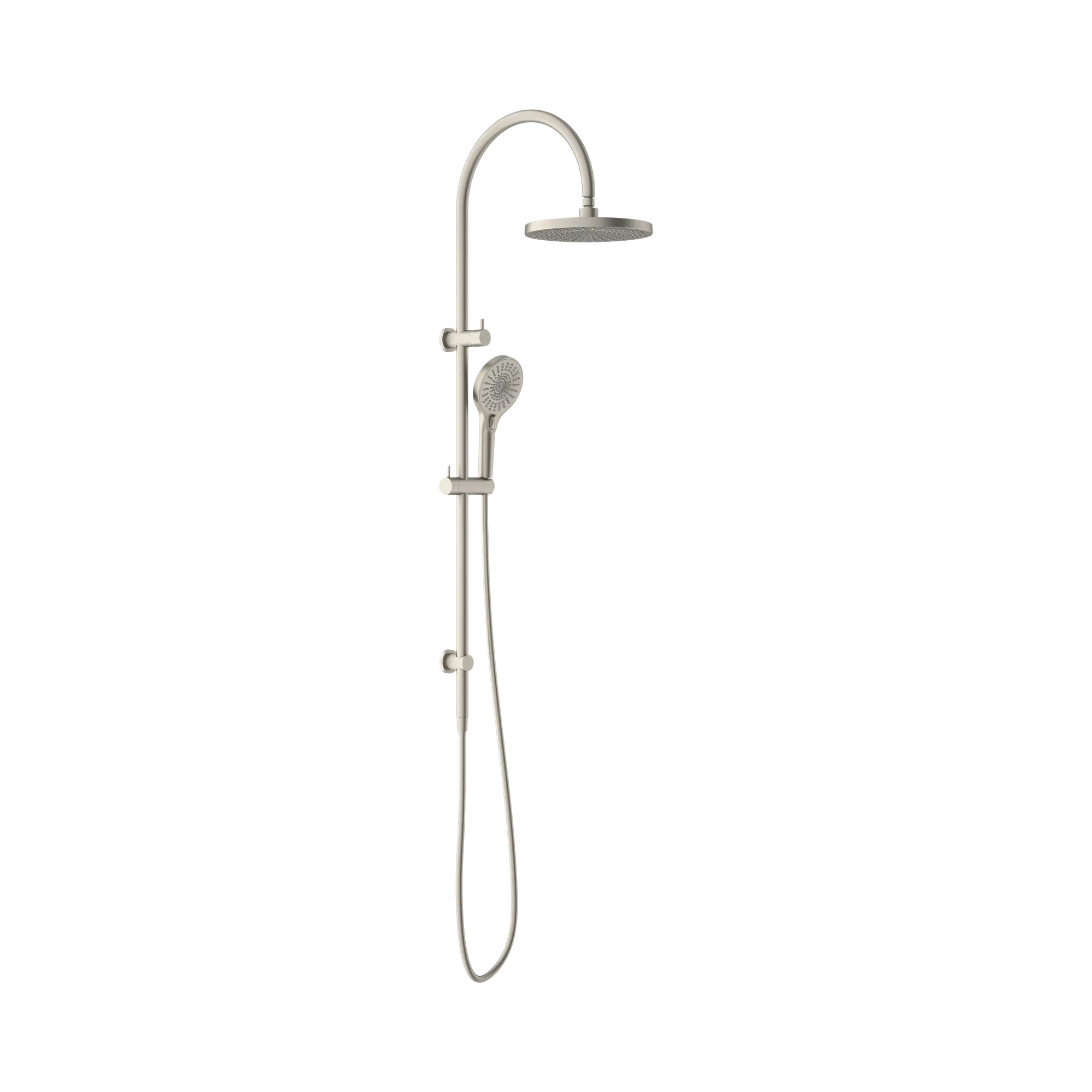 NR251905e BN Opal Twin Shower Brushed Nickel image 1