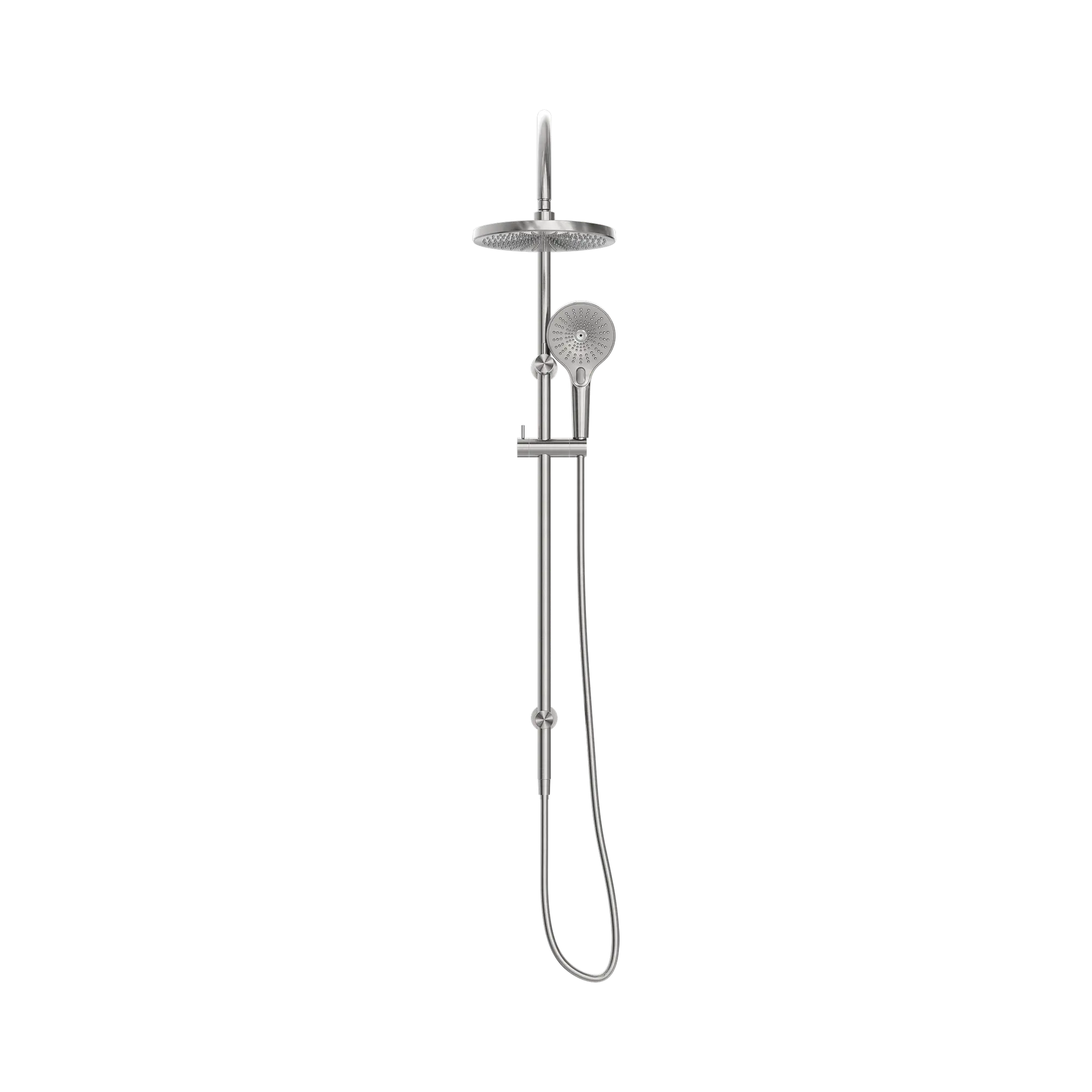 NR251905e BN Opal Twin Shower Brushed Nickel image 2