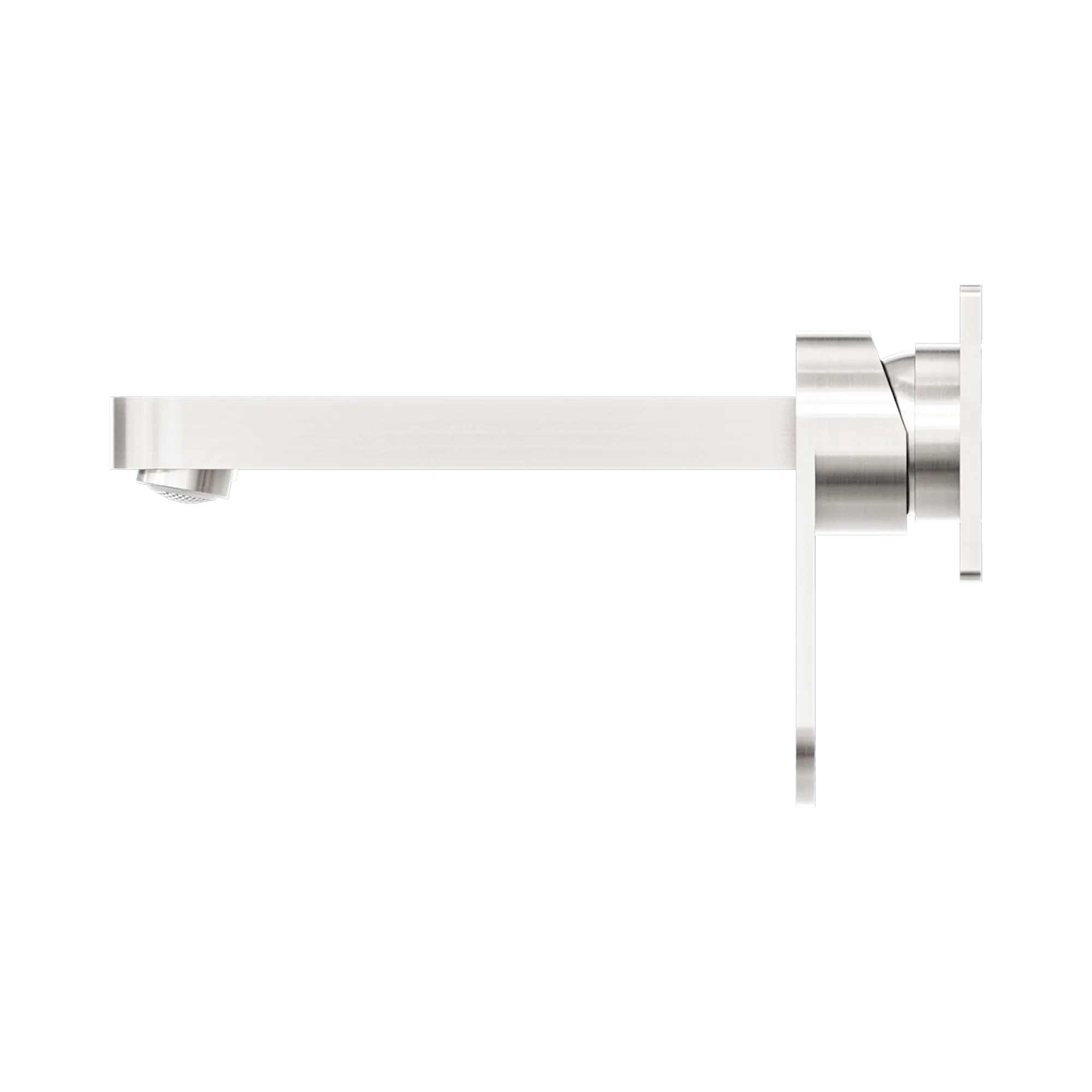 NR301307a BN Ecco Wall Basin Mixer Brushed Nickel image 3