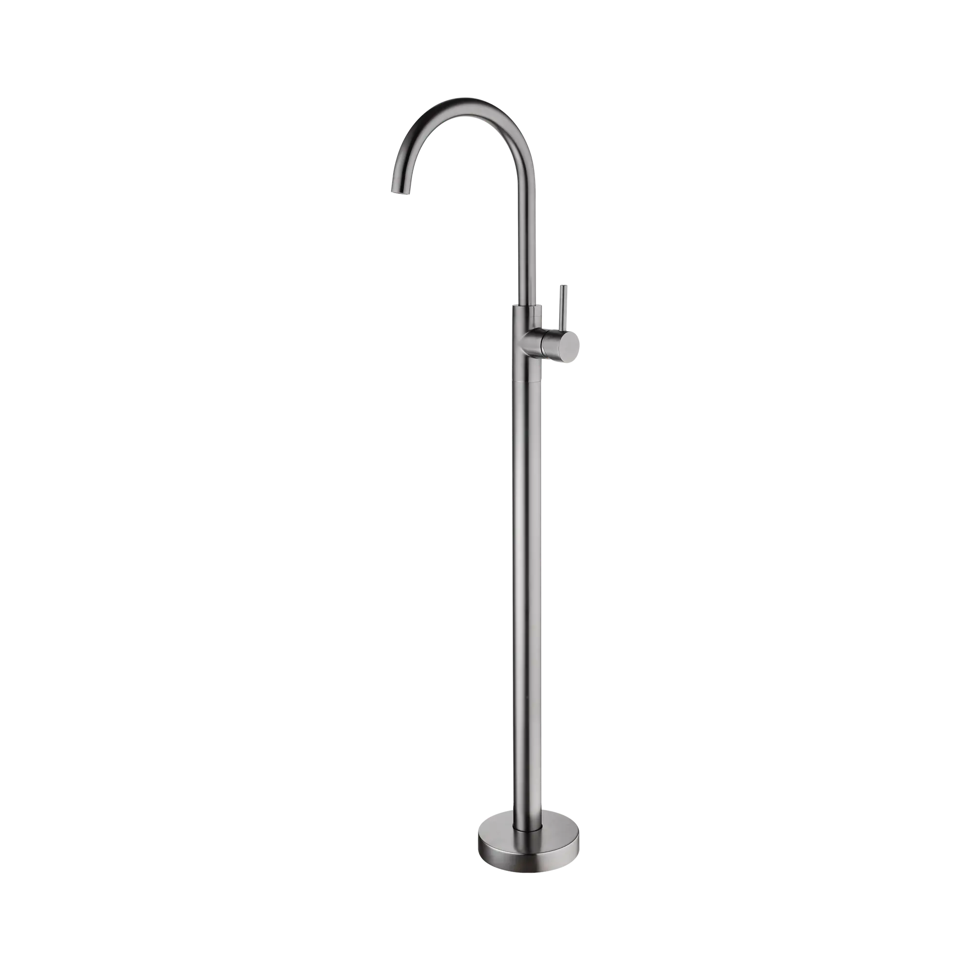NR210903a01 GR Mecca Freestanding Bath Mixer Graphite image 1