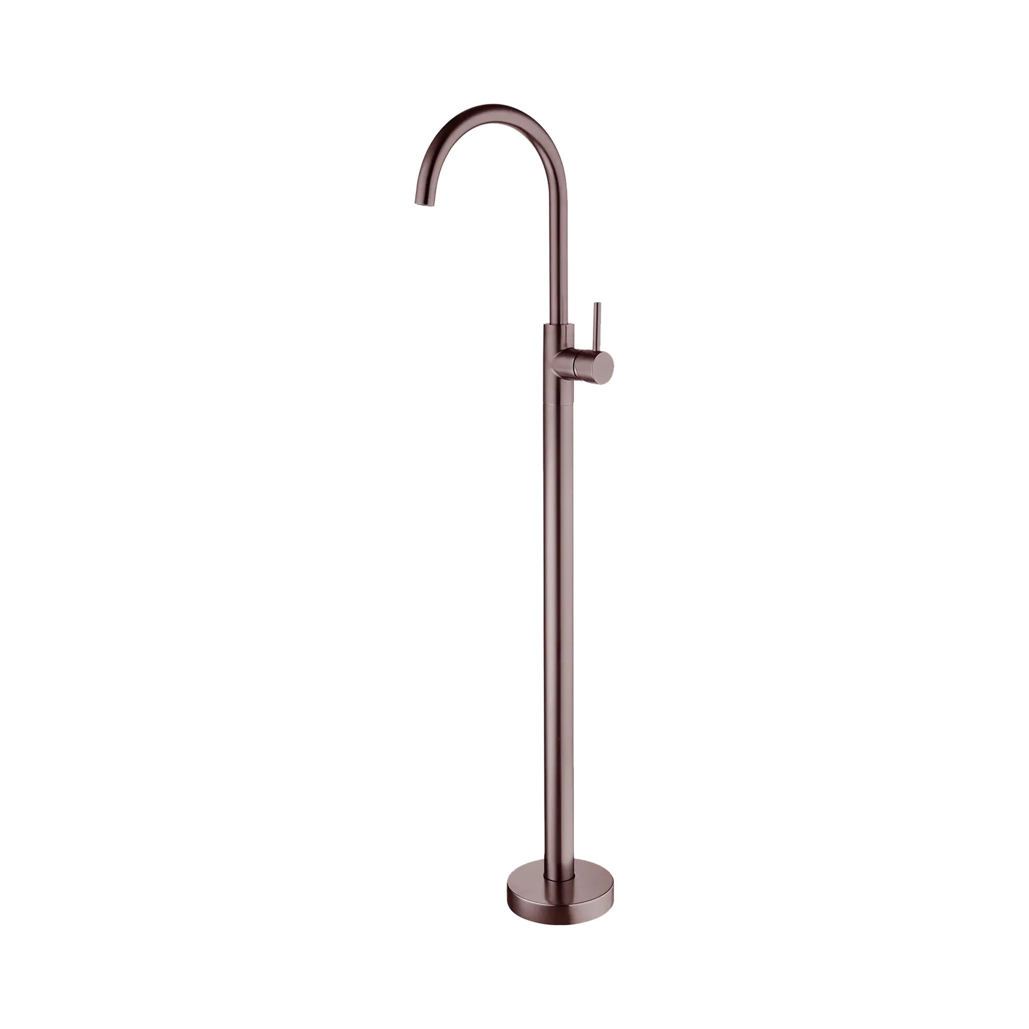 NR210903a01 BZ Mecca Freestanding Bath Mixer Brushed Bronze image 1