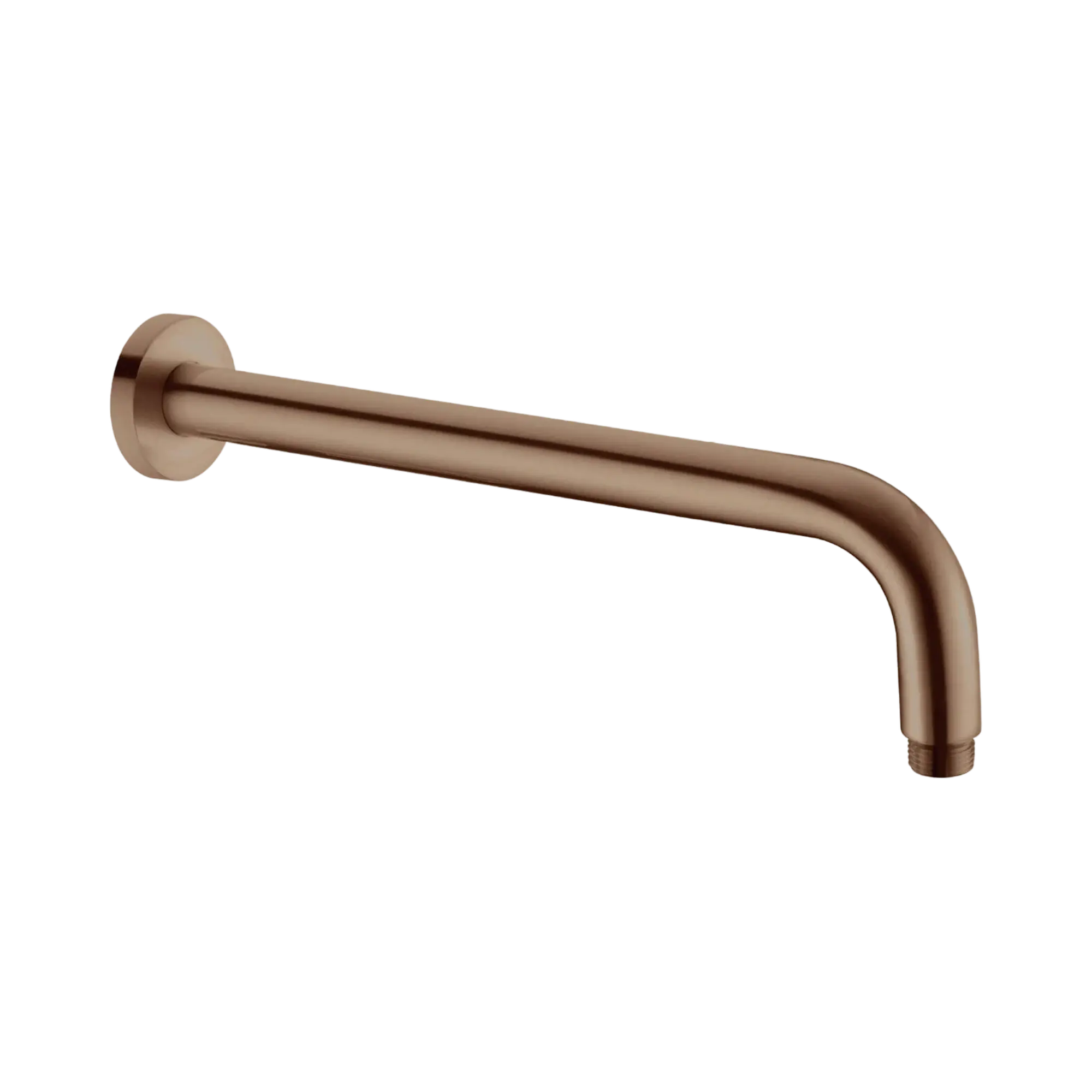 NR502 BZ Round Shower Arm 330mm Length Brushed Bronze image 1