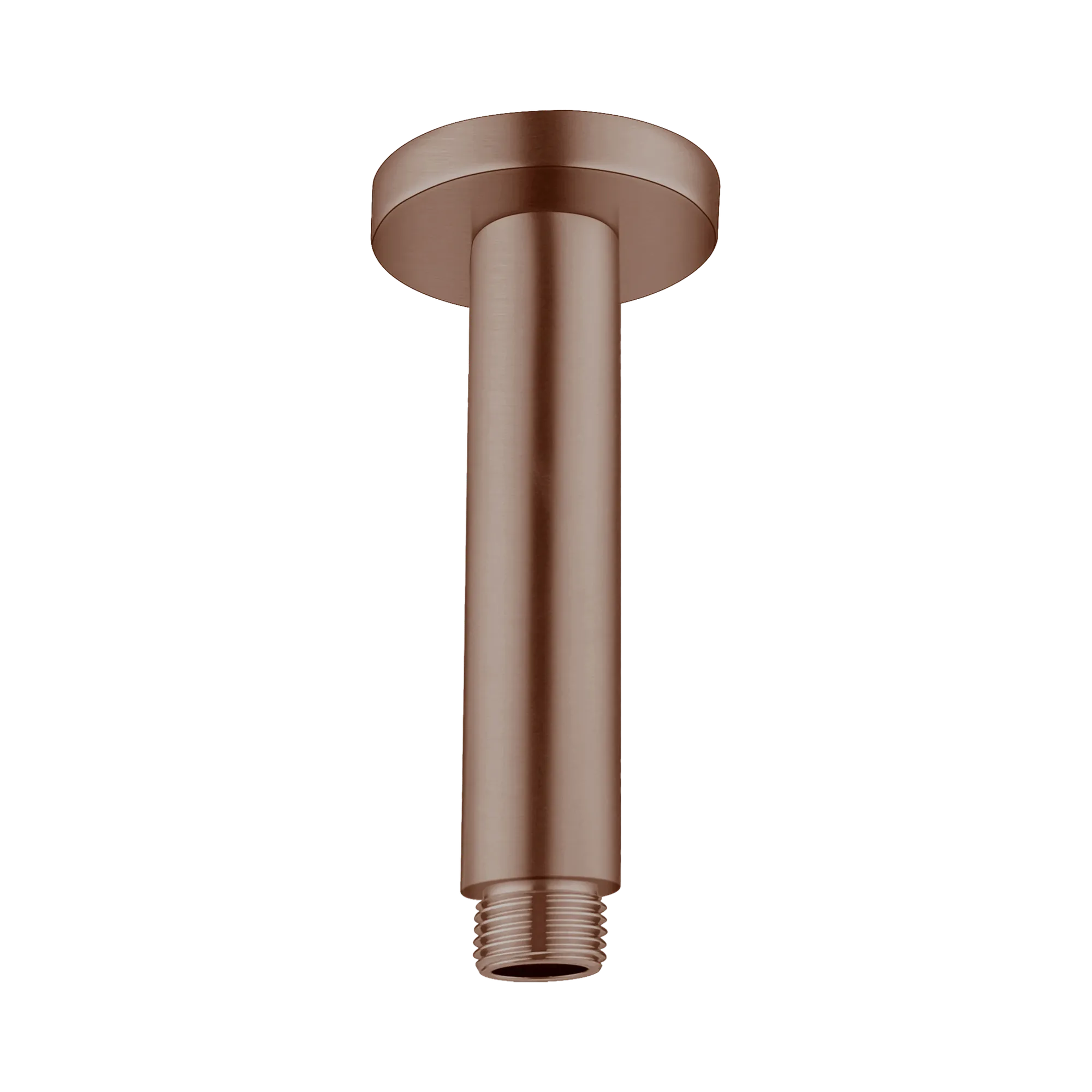 NR503150 BZ Round Ceiling Arm 150mm Length Brushed Bronze image 1