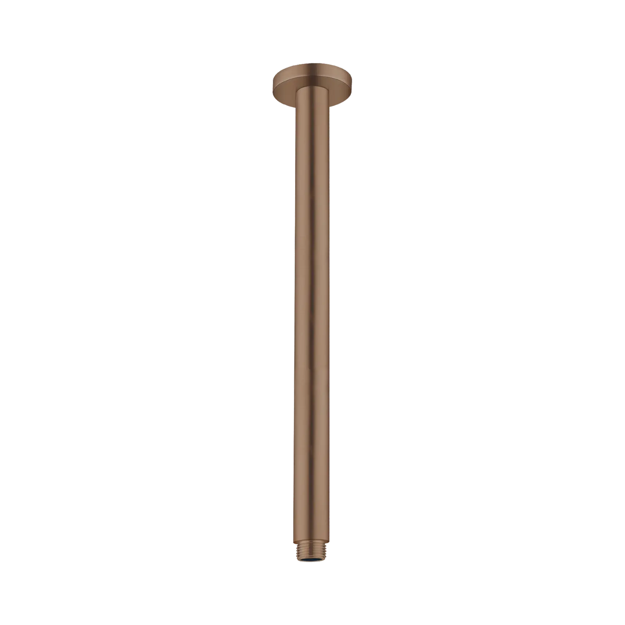 NR503300 BZ Round Ceiling Arm 300mm Length Brushed Bronze image 1