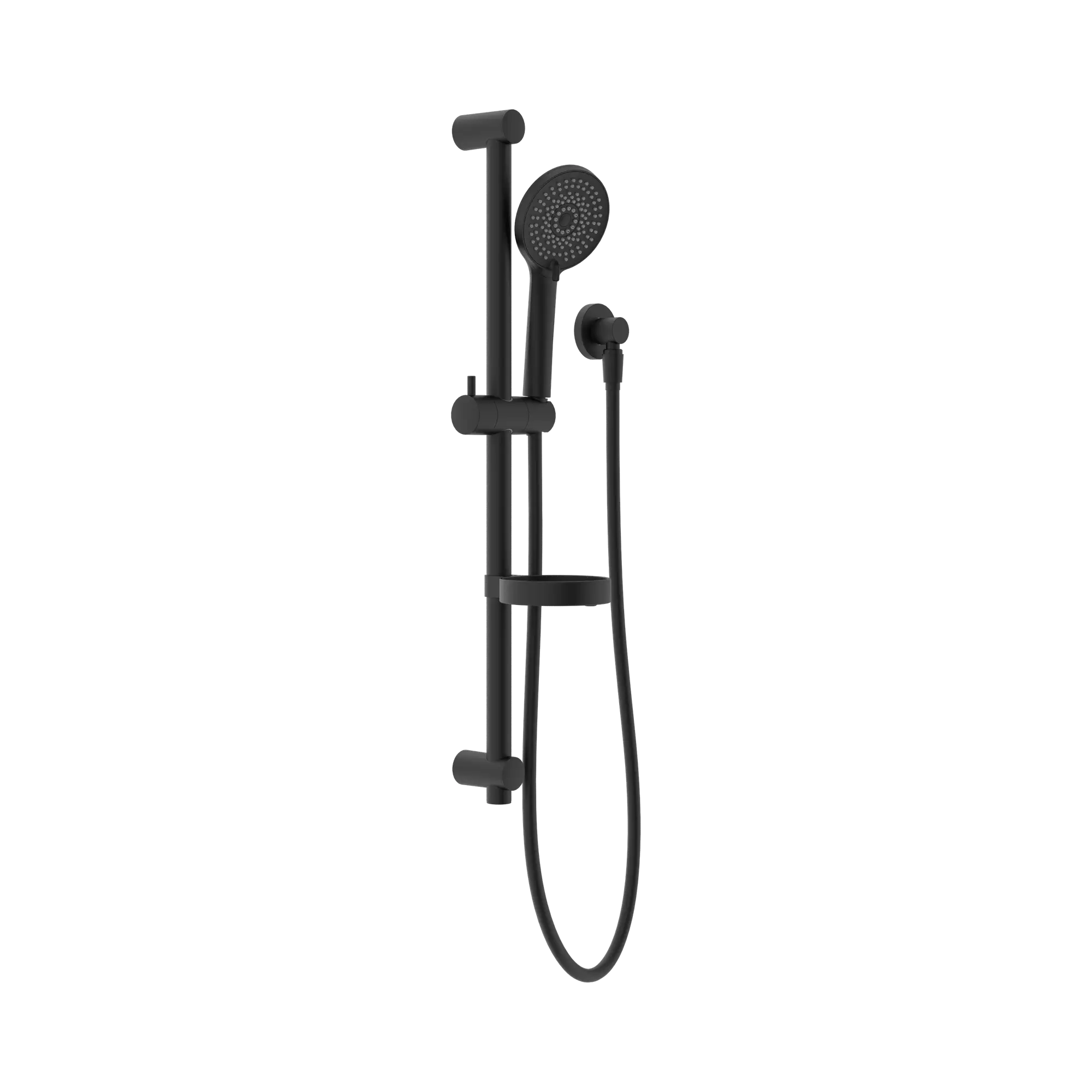 NR315 MB Builder Project Shower Rail Matte Black image 1