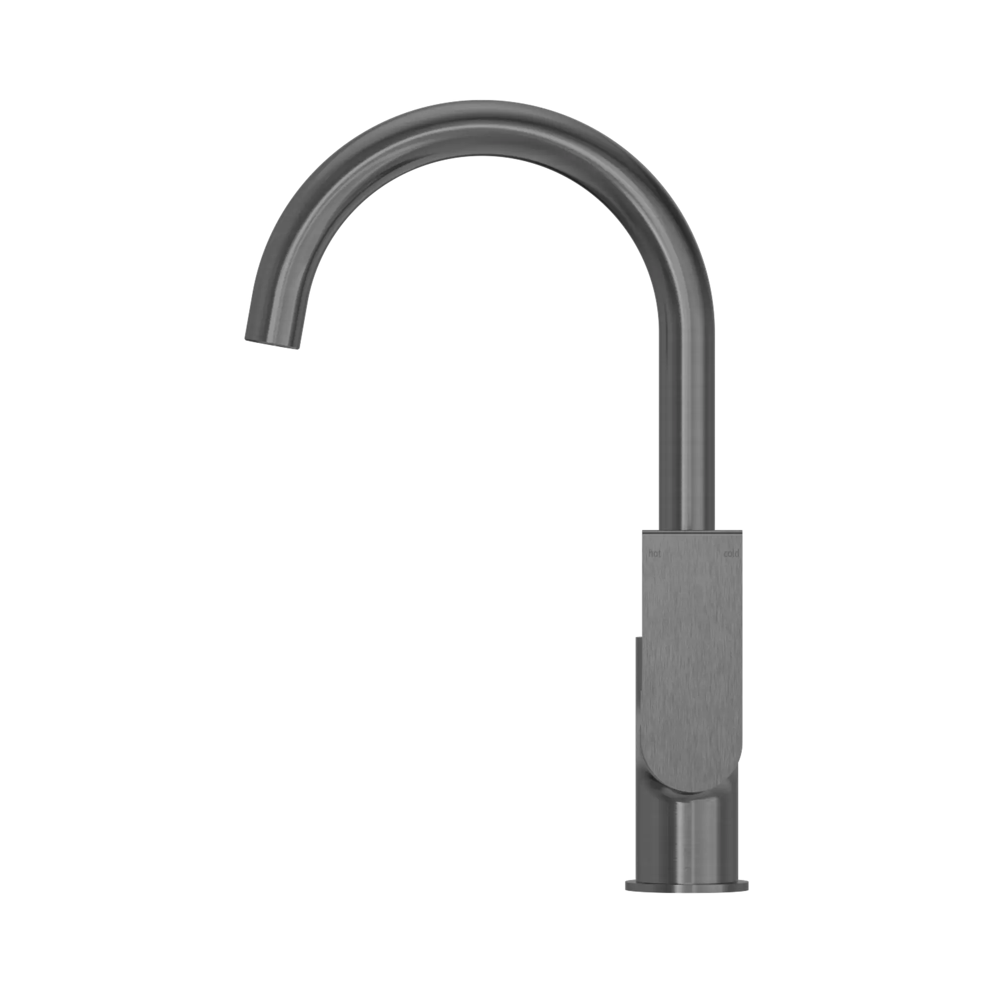 NR321506 GM Bianca Kitchen Mixer Gooseneck Spout Gun Metal image 2