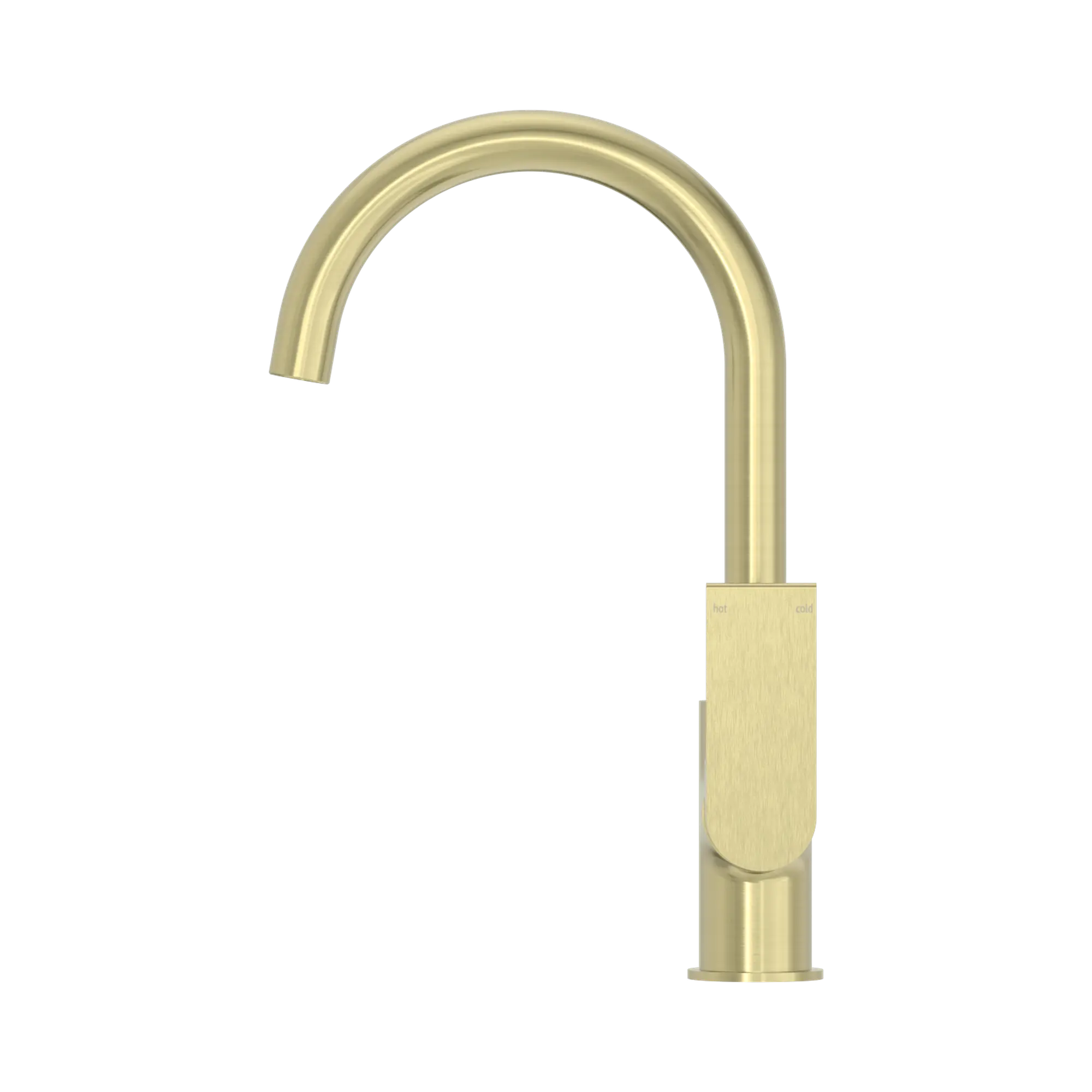 NR321506 BG Bianca Kitchen Mixer Gooseneck Spout Brushed Gold image 2