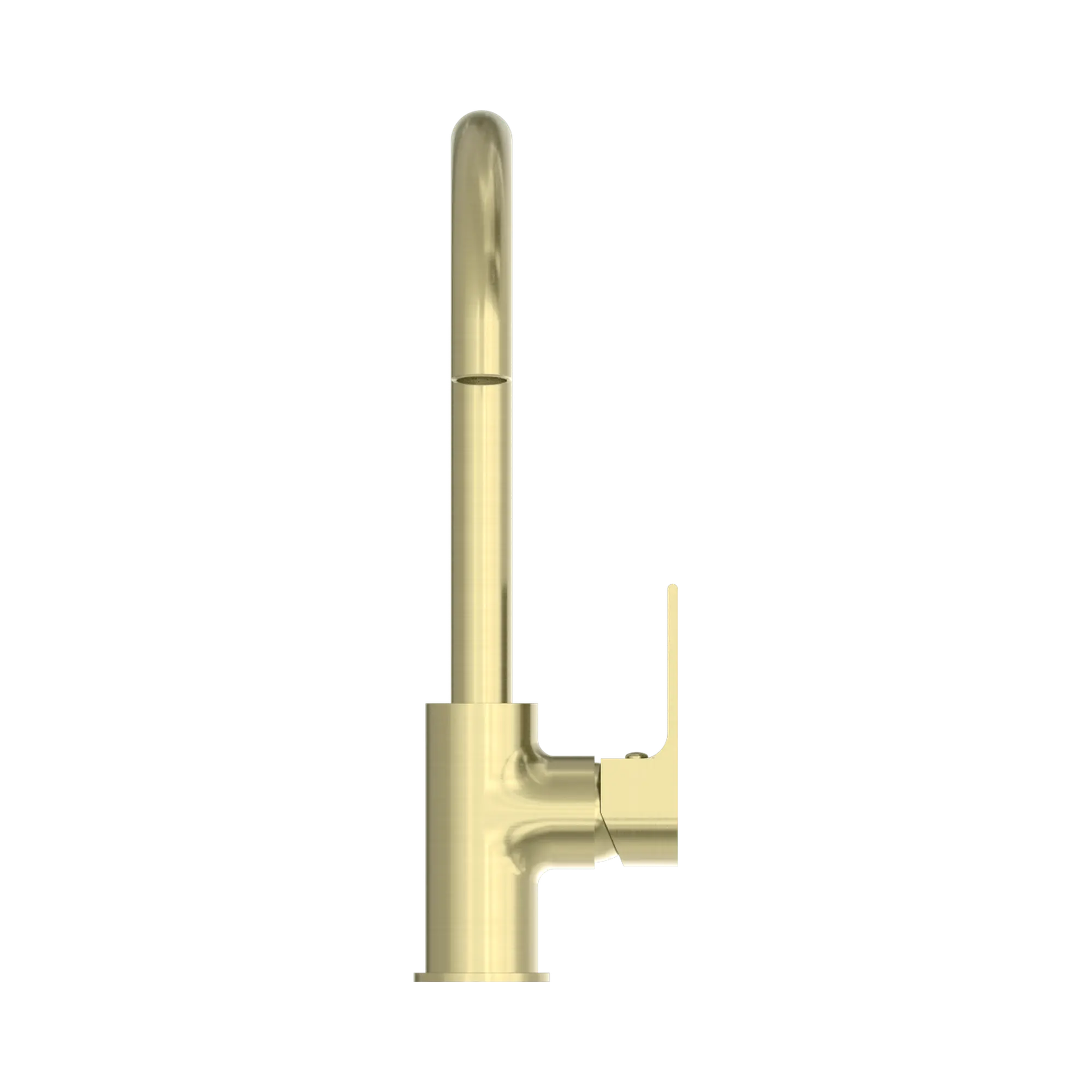 NR321506 BG Bianca Kitchen Mixer Gooseneck Spout Brushed Gold image 3