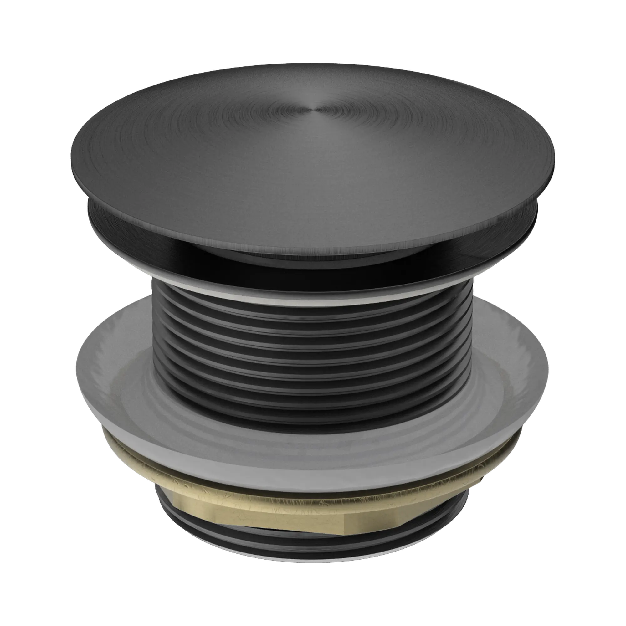 NRA707 GM 40mm Bath Pop Up Plug With Removable Waste No Overflow Gun Metal image 1