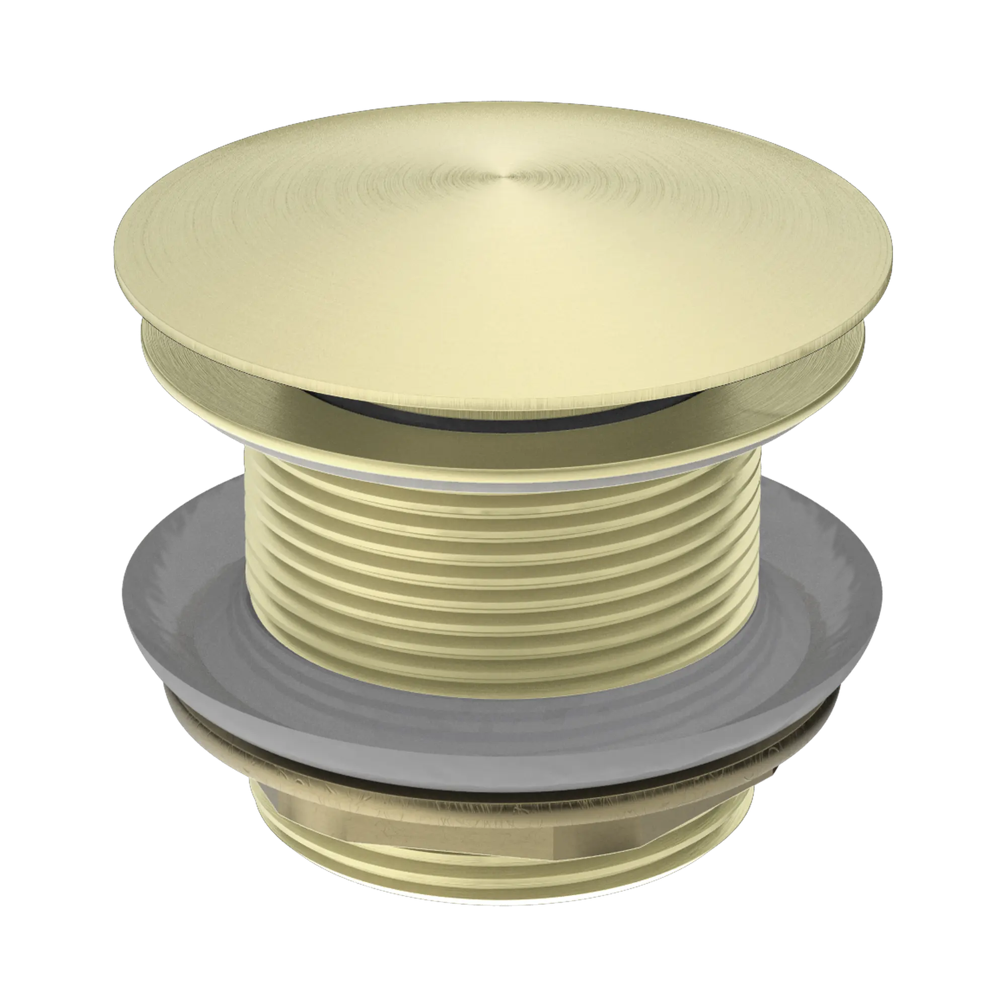 NRA707 BG 40mm Bath Pop Up Plug With Removable Waste No Overflow Brushed Gold image 1