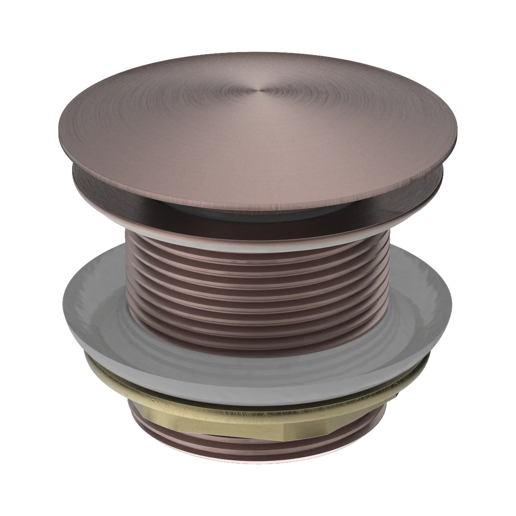 NRA707 BZ 40mm Bath Pop Up Plug With Removable Waste No Overflow Brushed Bronze image 1