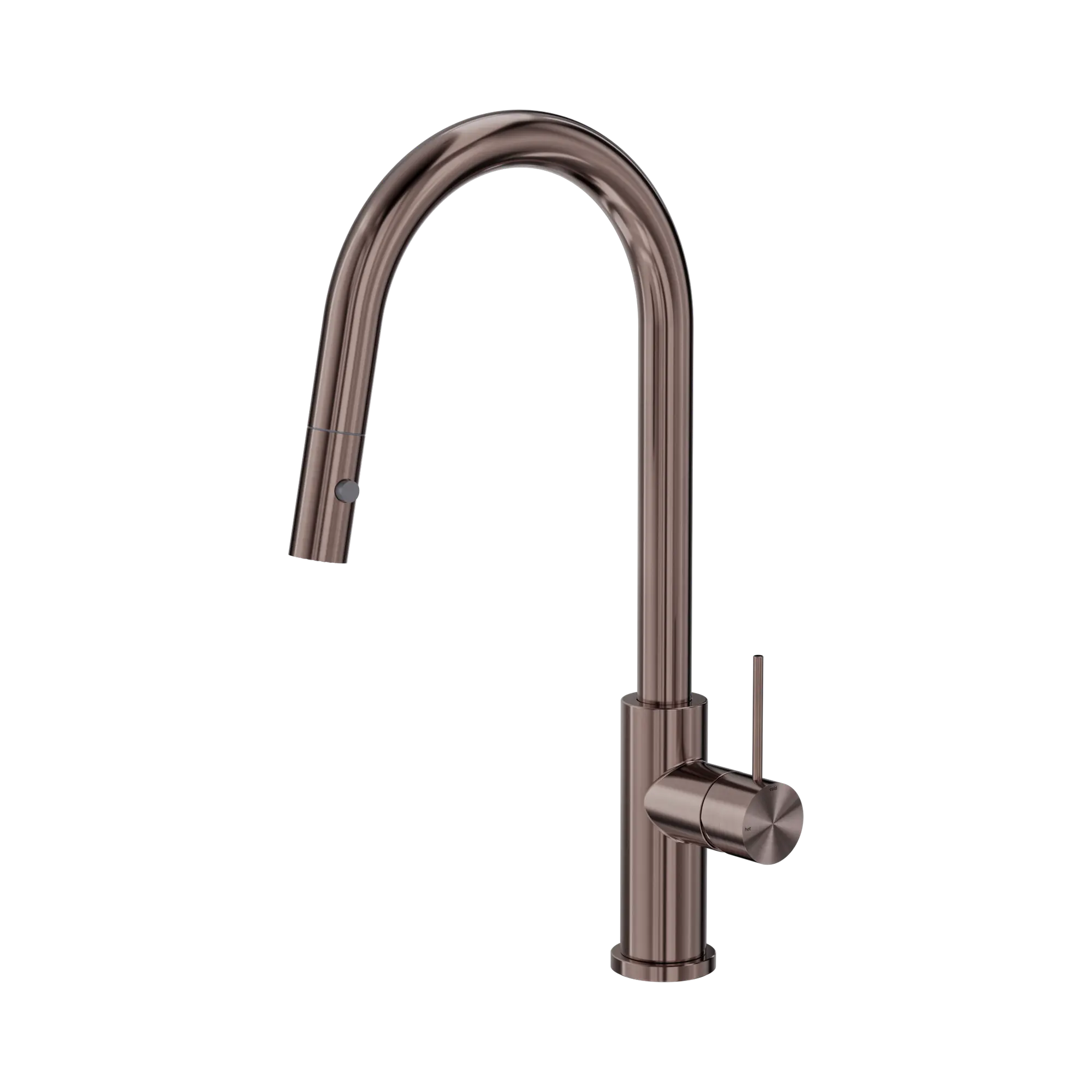 NR221908 BZ Mecca Pull Out Sink Mixer With Vegie Spray Function Brushed Bronze image 1