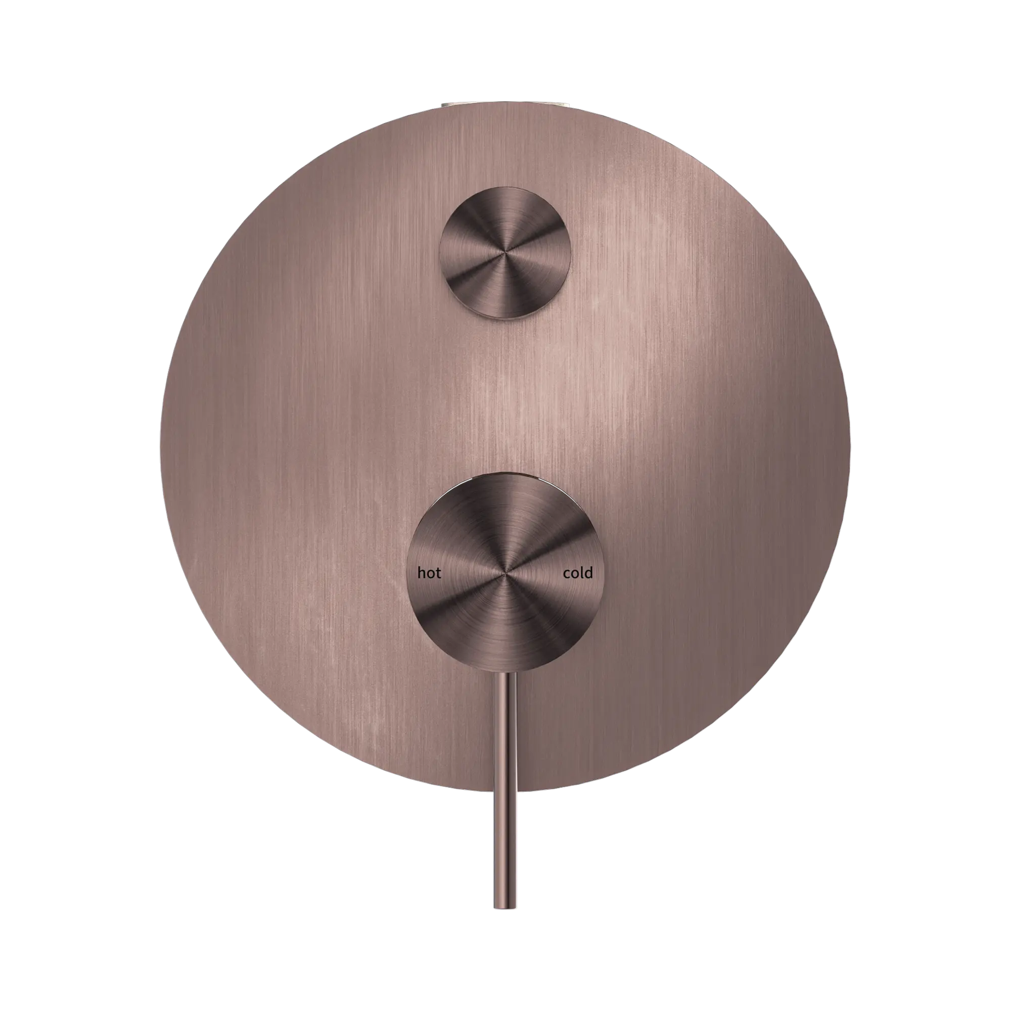 NR221909a BZ Mecca Shower Mixer With Divertor Brushed Bronze image 2