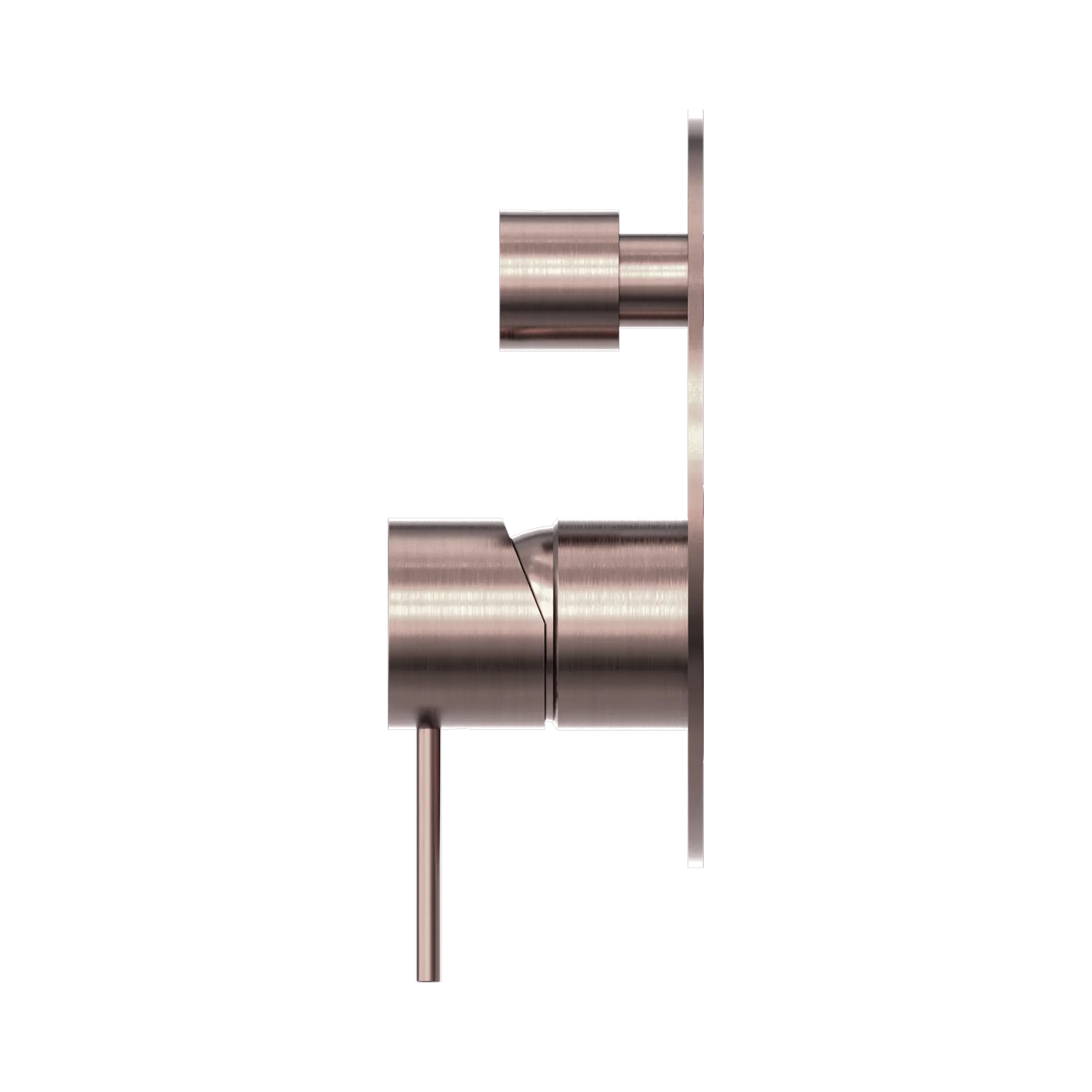 NR221909a BZ Mecca Shower Mixer With Divertor Brushed Bronze image 3