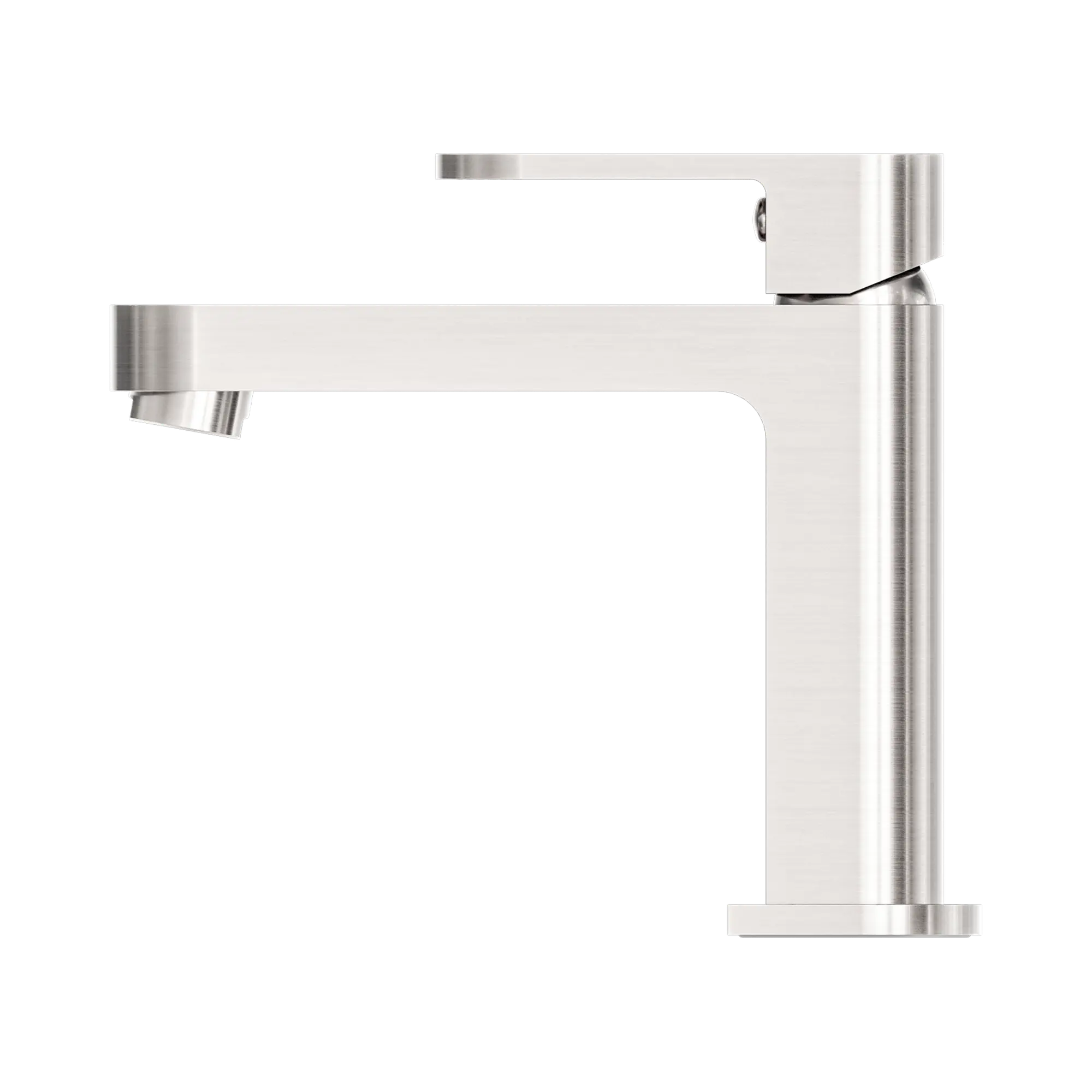 NR301301 BN Ecco Basin Mixer Brushed Nickel image 2